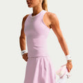 Court Dri-FIT Advantage Ace High Rise Kjol Damer - pastellrosa