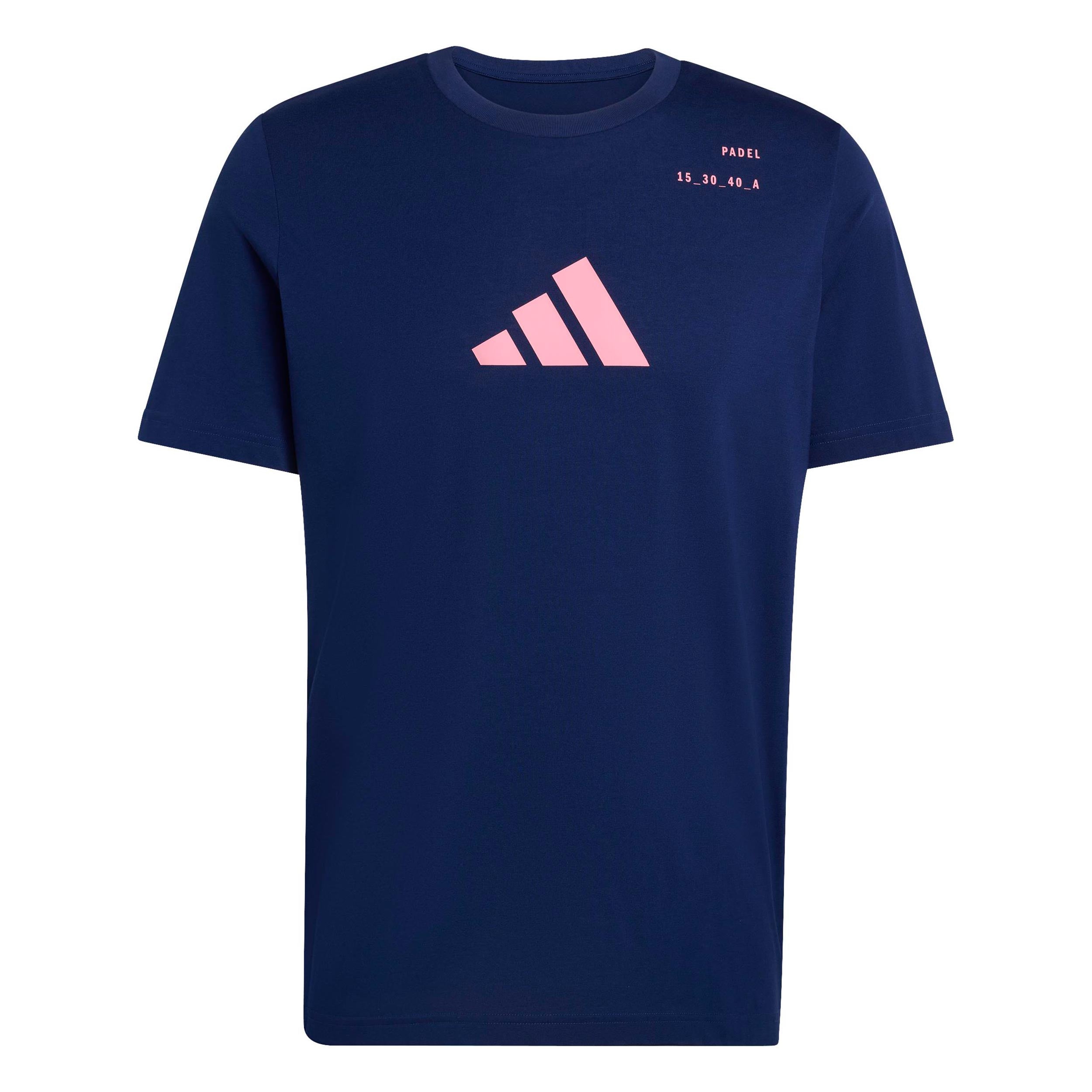 adidas Padel Category Graphic T-shirt Herrar - mörkblå, rosa