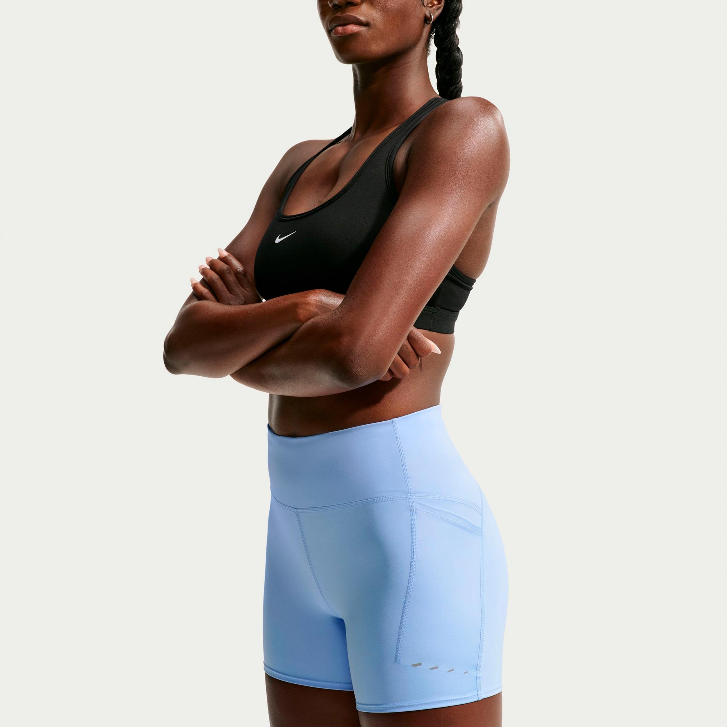 Nike Swift   Löpartights Damer - blå, silver