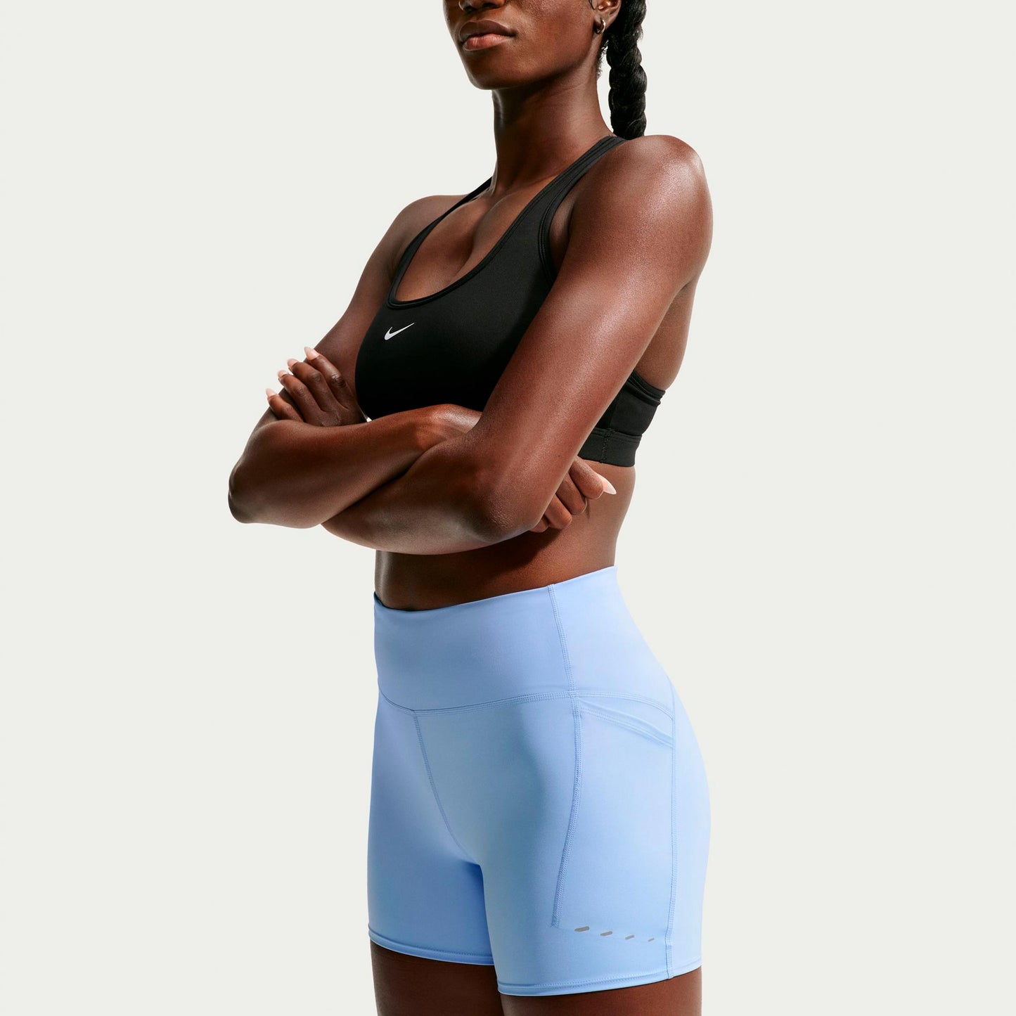 Nike Swift   Löpartights Damer - blå, silver