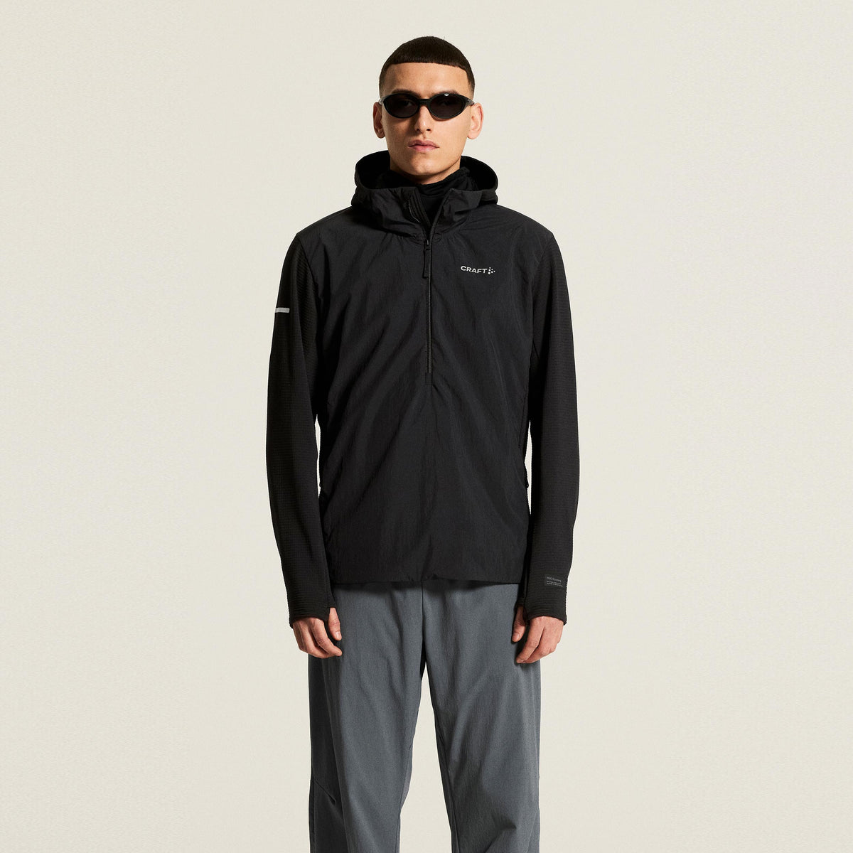 Craft SubZ Light Sweat-jacka Herrar - svart