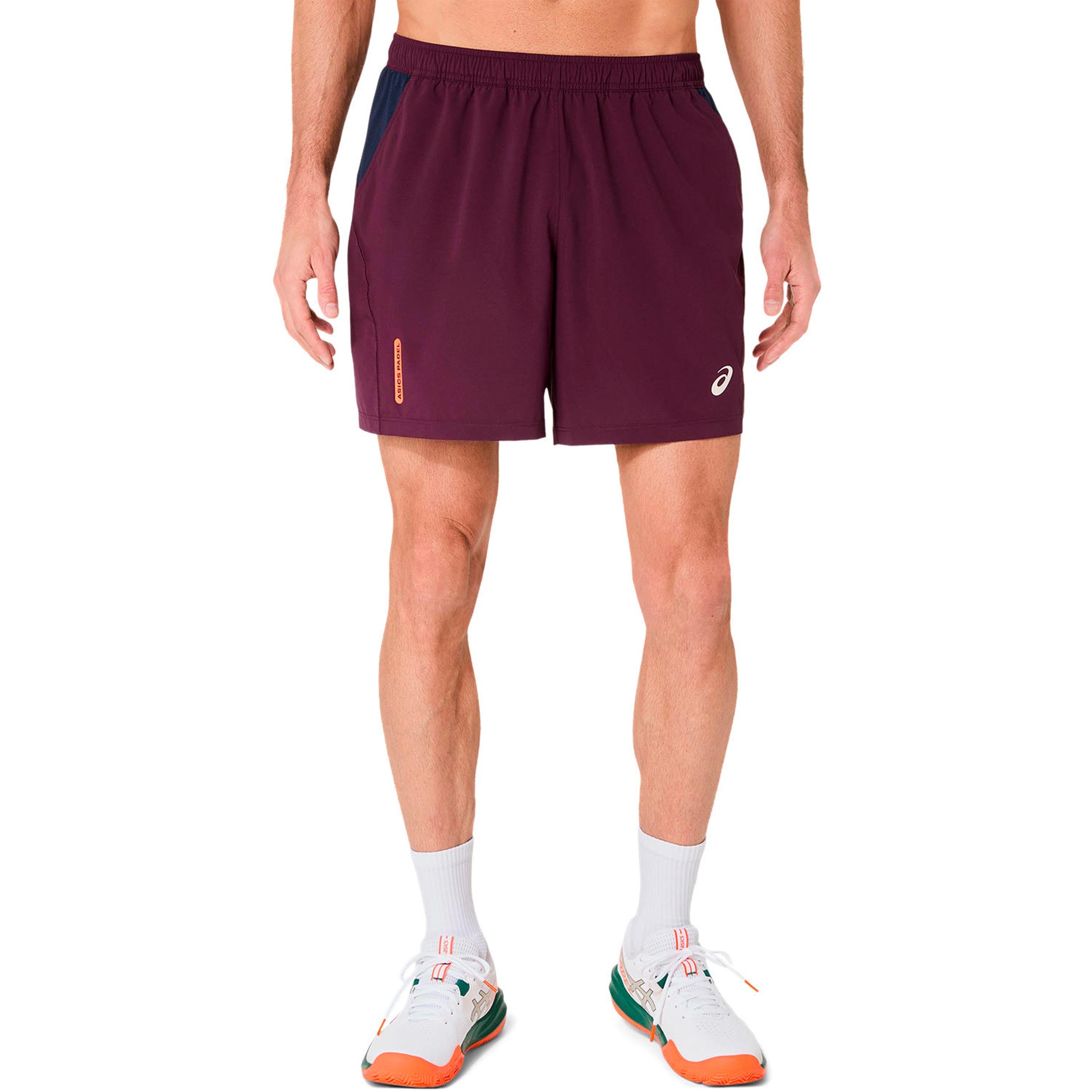 ASICS Court 7in Shorts Herrar - rött vin