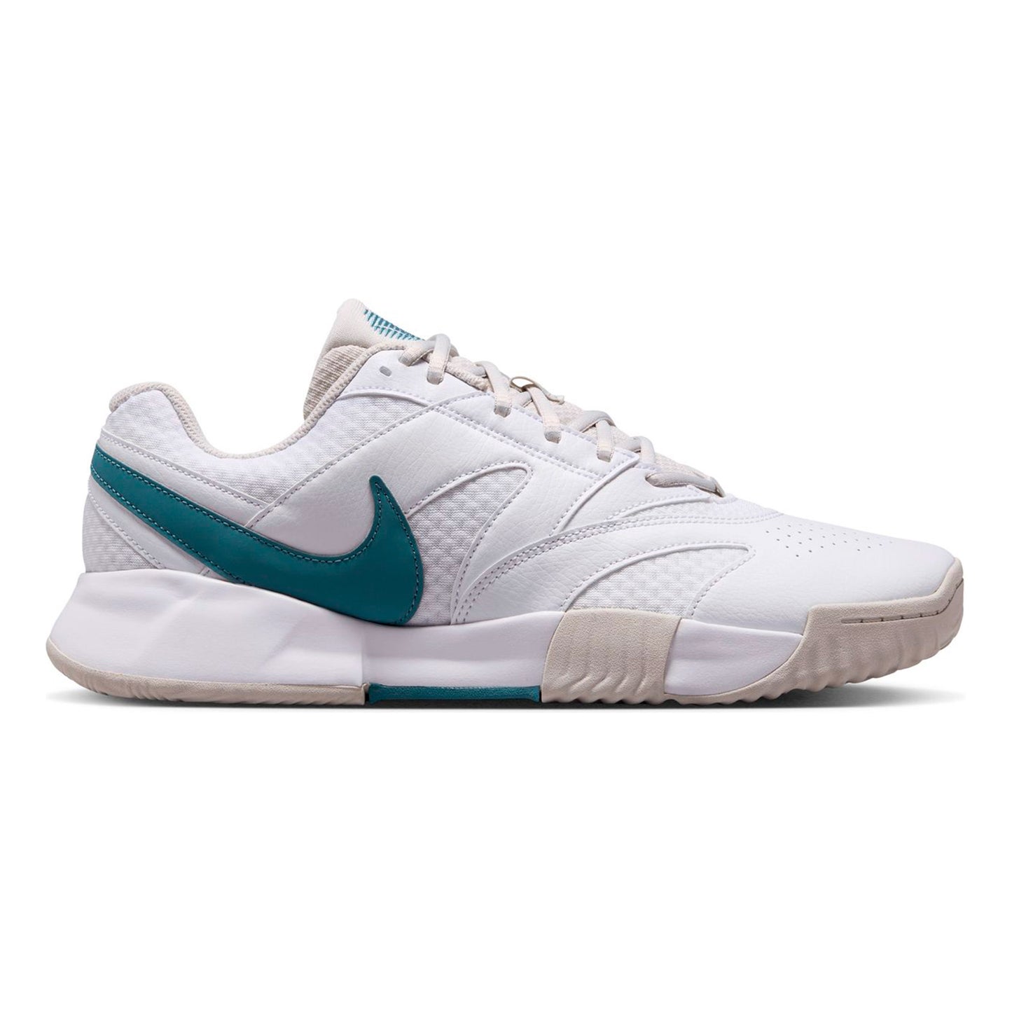 Nike Court Lite 4 Sko för grus Herrar - vit, petrol