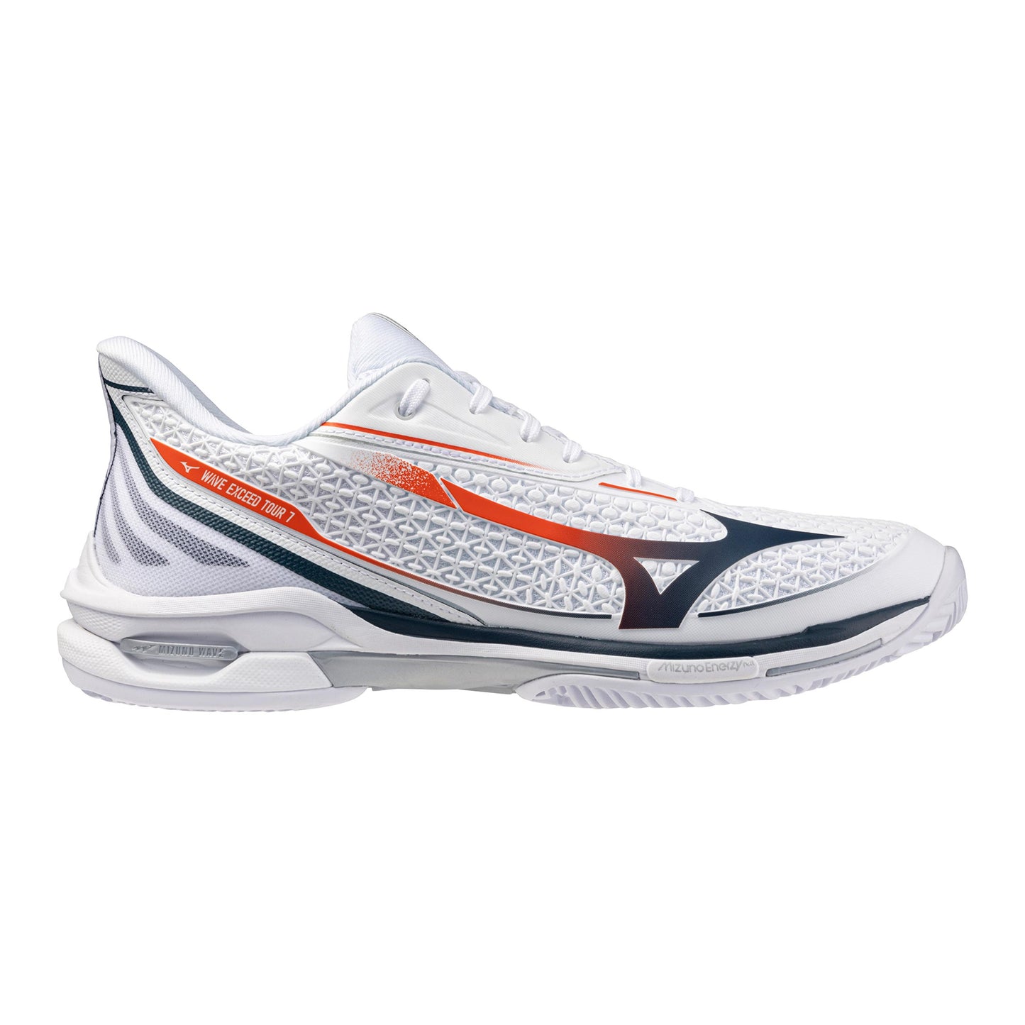 Mizuno Wave Exceed Tour 7 Sko för grus Herrar - vit, blå