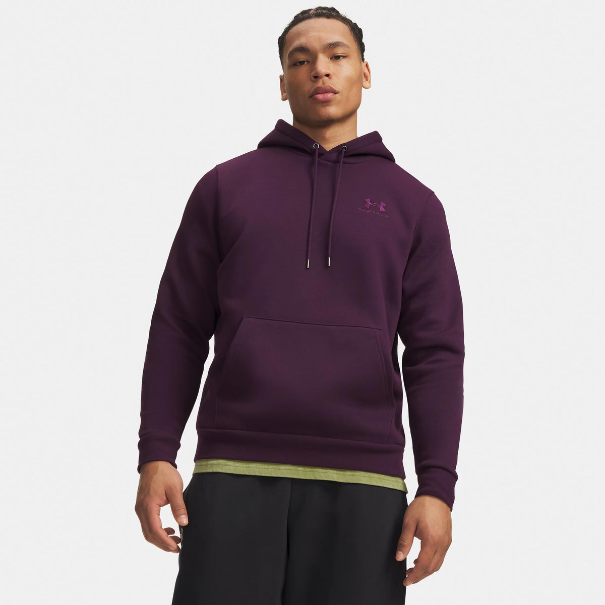 Under Armour Essential Huvtröja Herrar - lila, violett