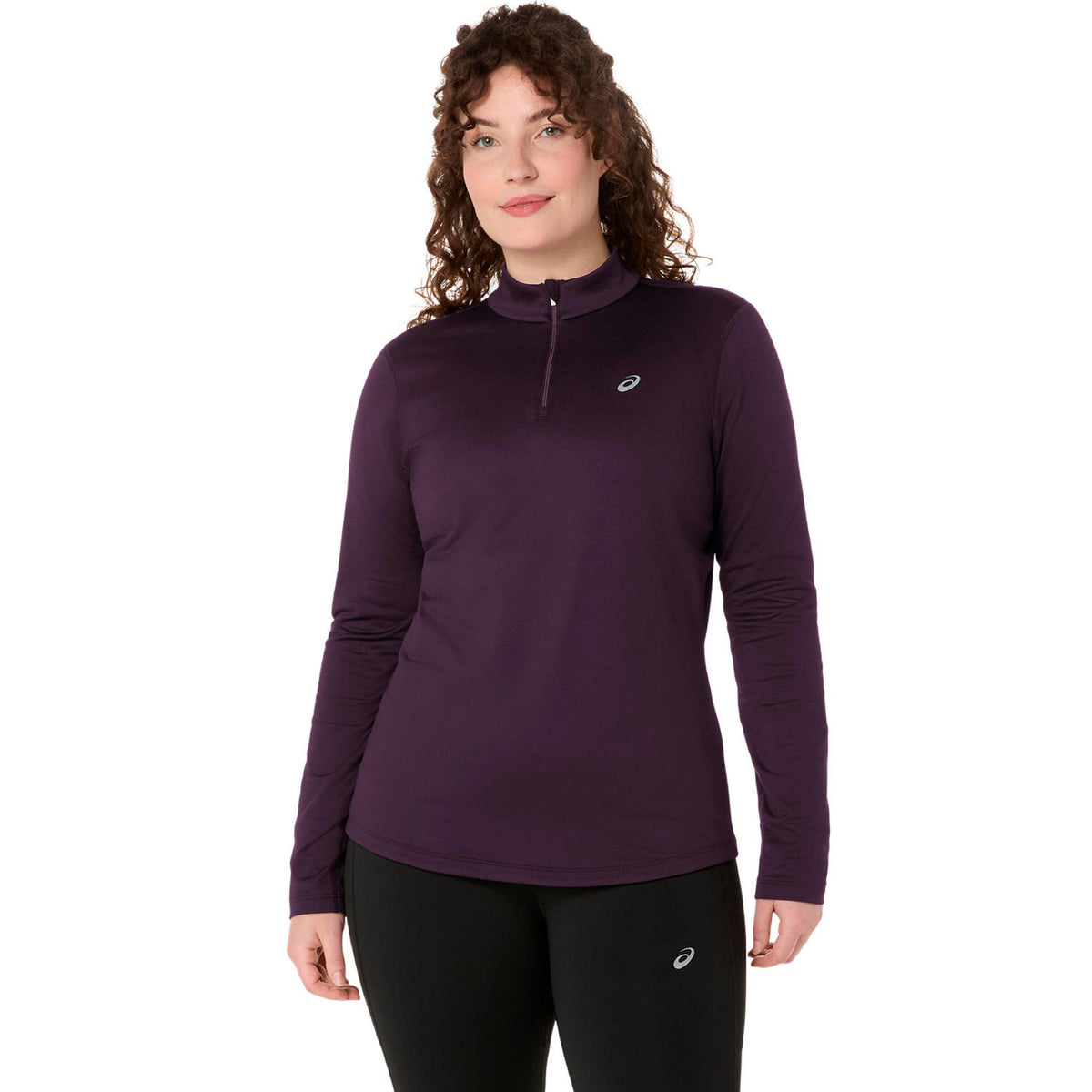 ASICS Core 1/2 Zip Winter  Löpartröja Damer - rött vin