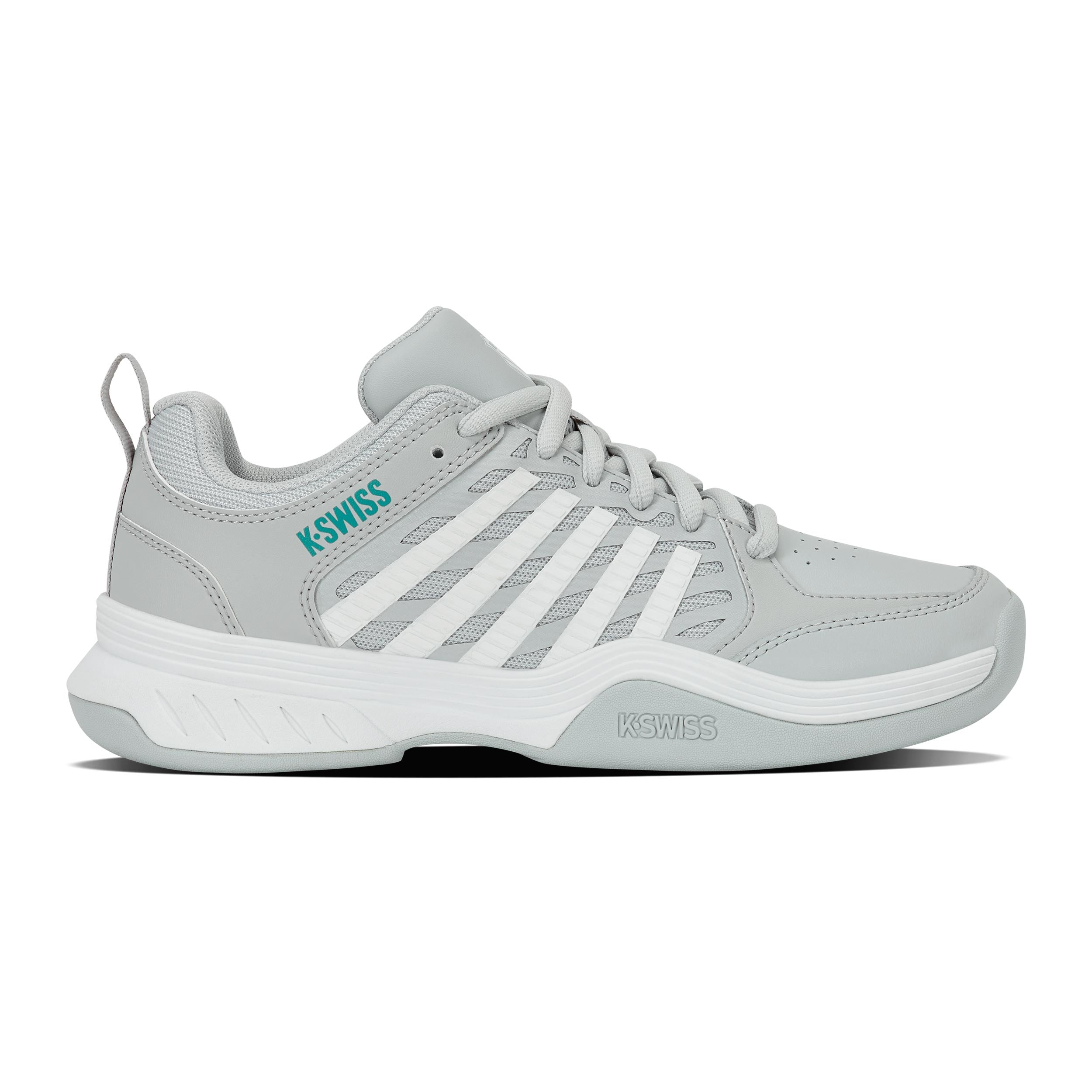 K-Swiss Court Express 2 Inomhussko Damer - ljusgrå, vit