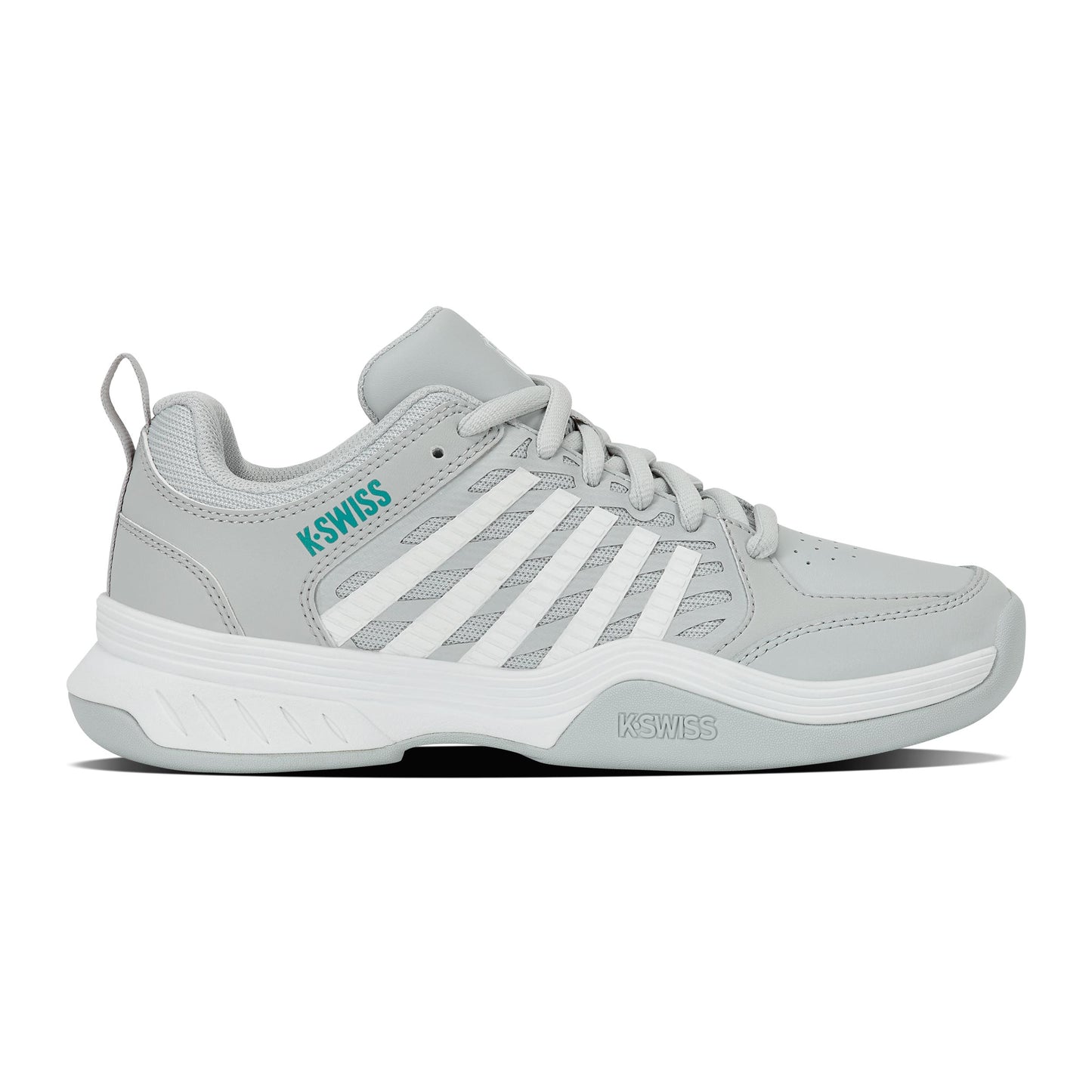K-Swiss Court Express 2 Inomhussko Damer - ljusgrå, vit