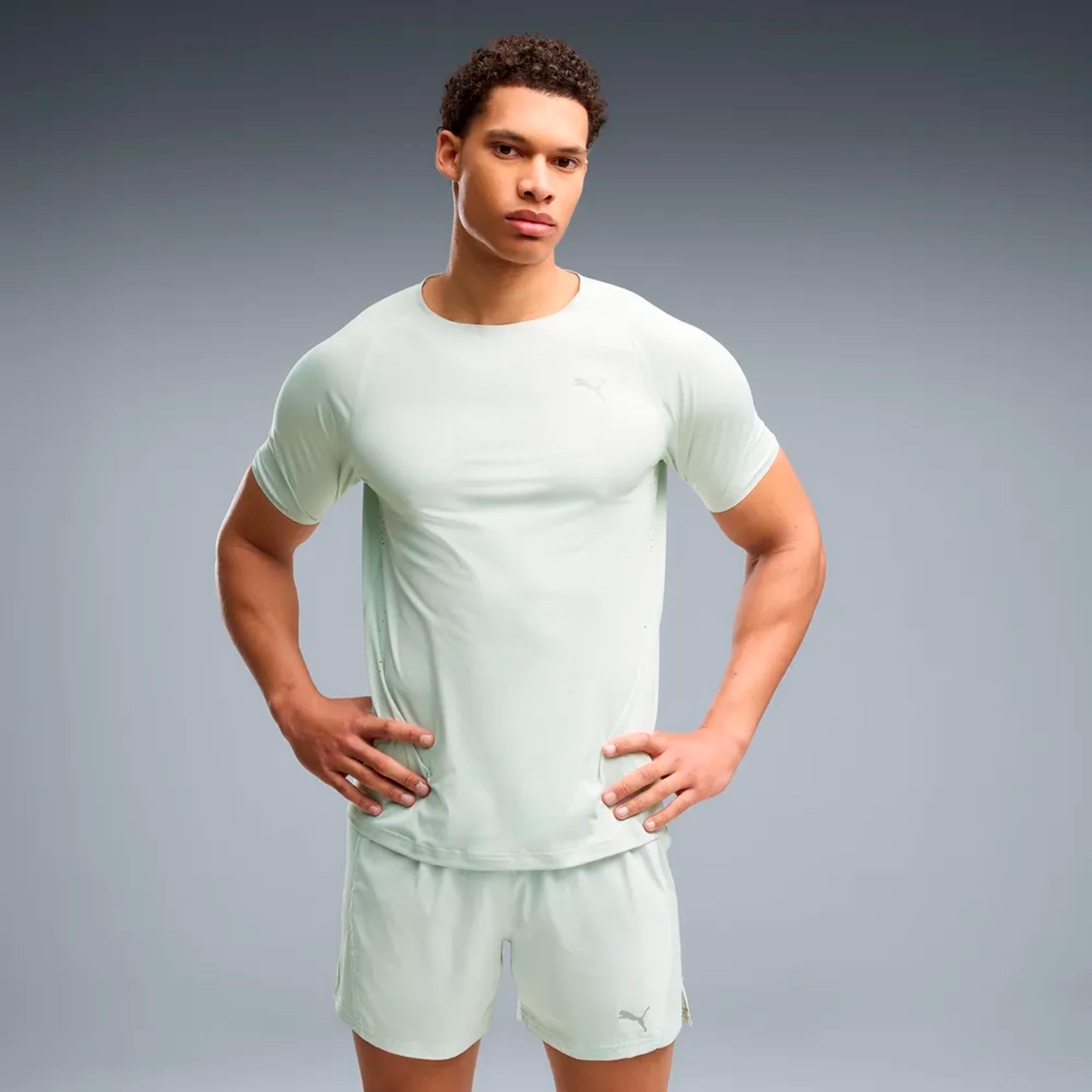 Puma Everyday Cloudspun  Löpartröja Herrar - ljusgrön