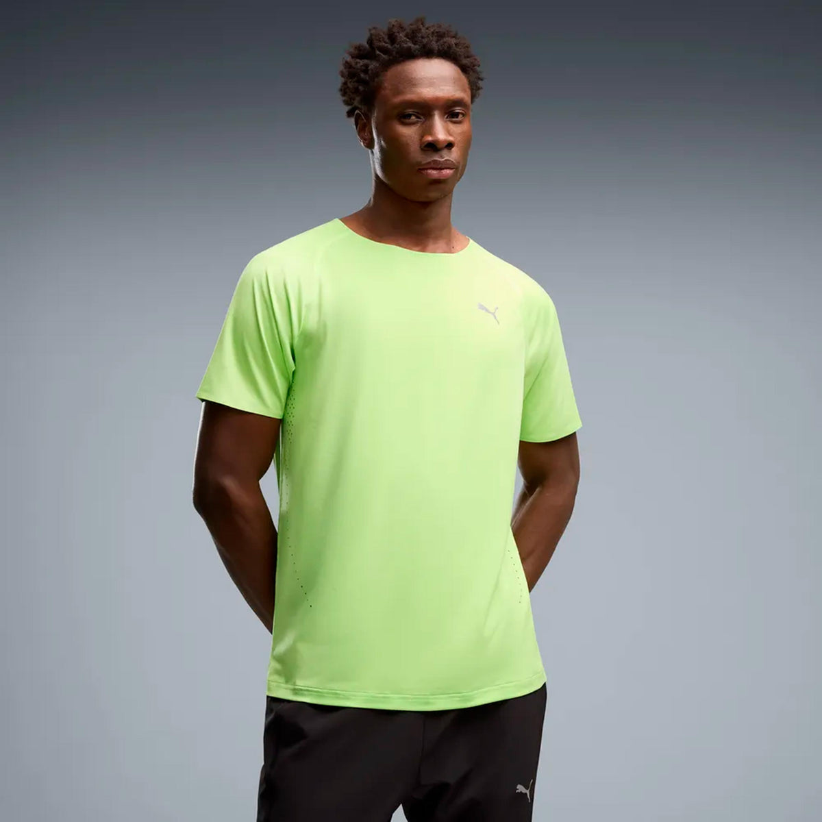 Puma Everyday Cloudspun  Löpartröja Herrar - lime