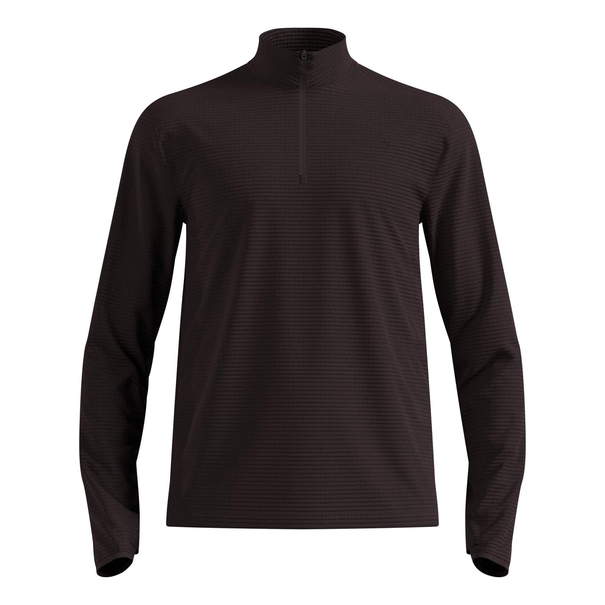 Odlo Essential Thermal Midlayer 1/2 Zip Löpartröja Herrar - brun