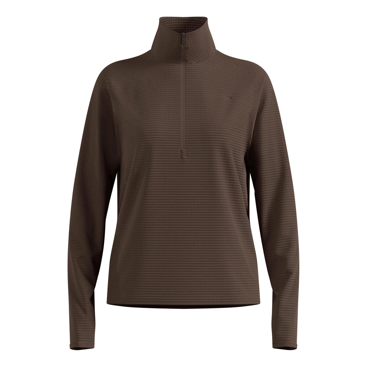 Odlo Essential Thermal Midlayer 1/2 Zip Löpartröja Damer - brun