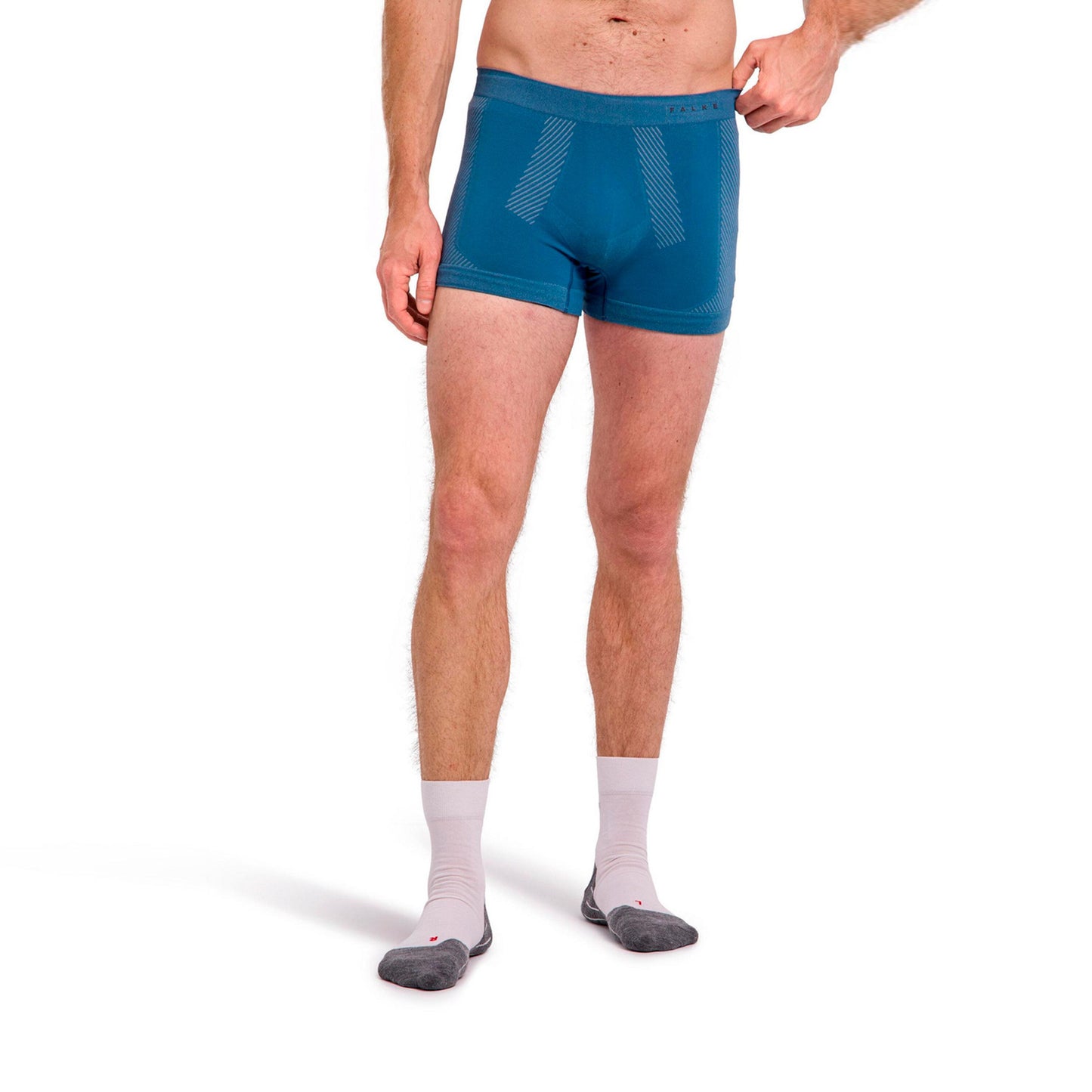 Falke Warm Boxer Boxershorts Herrar - blågrå