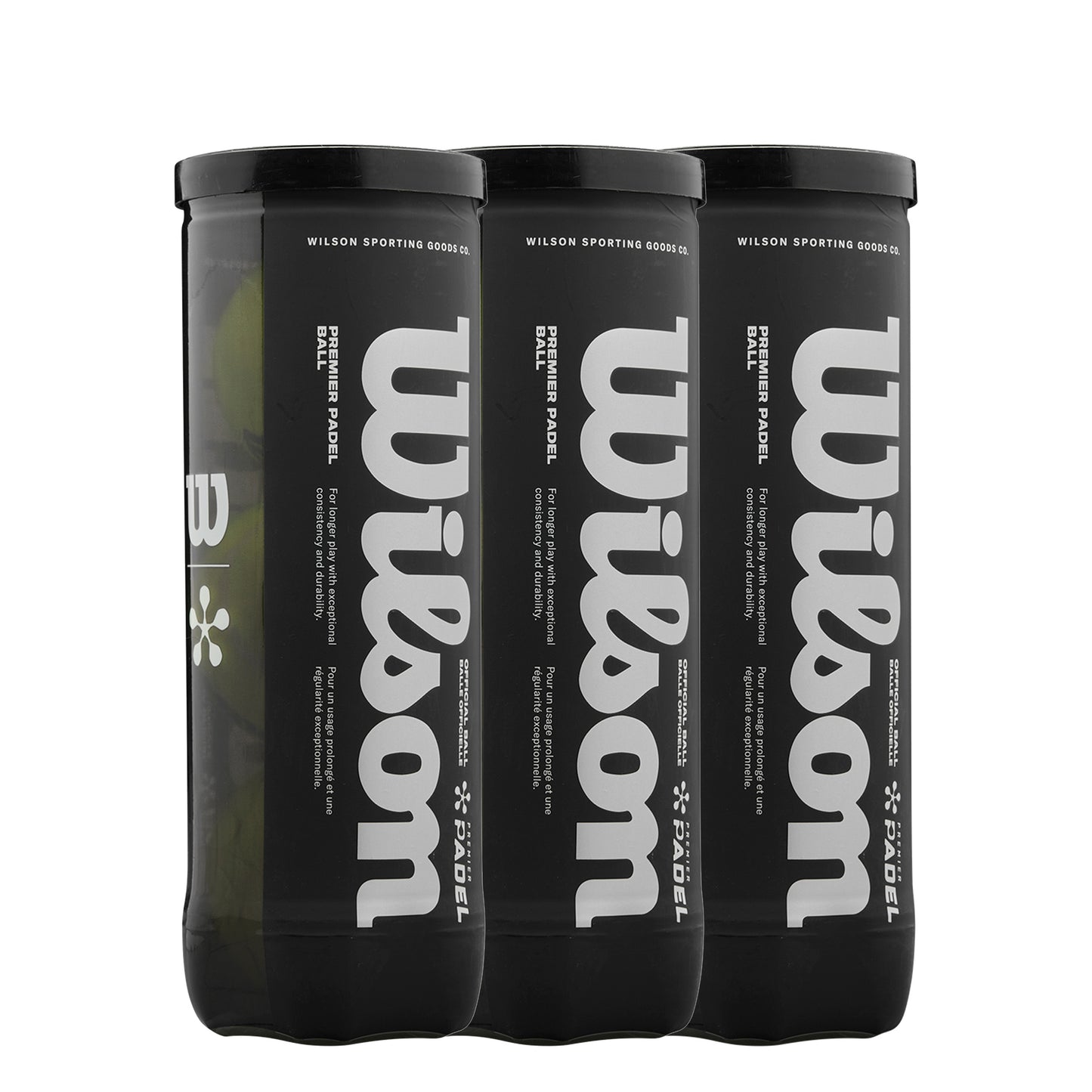 Wilson 3x 3-pack rör Premier Padel X3