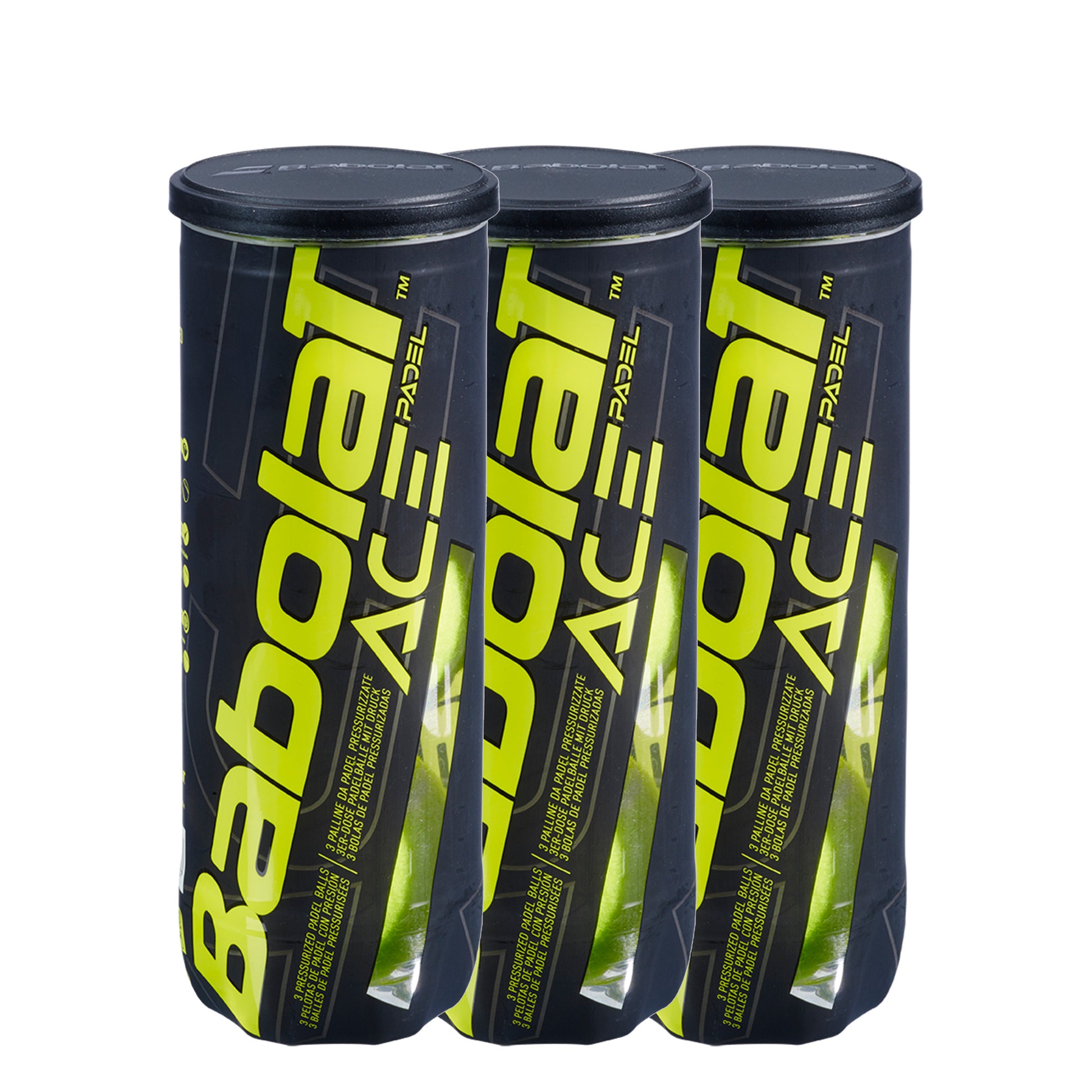 Babolat 3x 3-pack rör Ace Padel X3