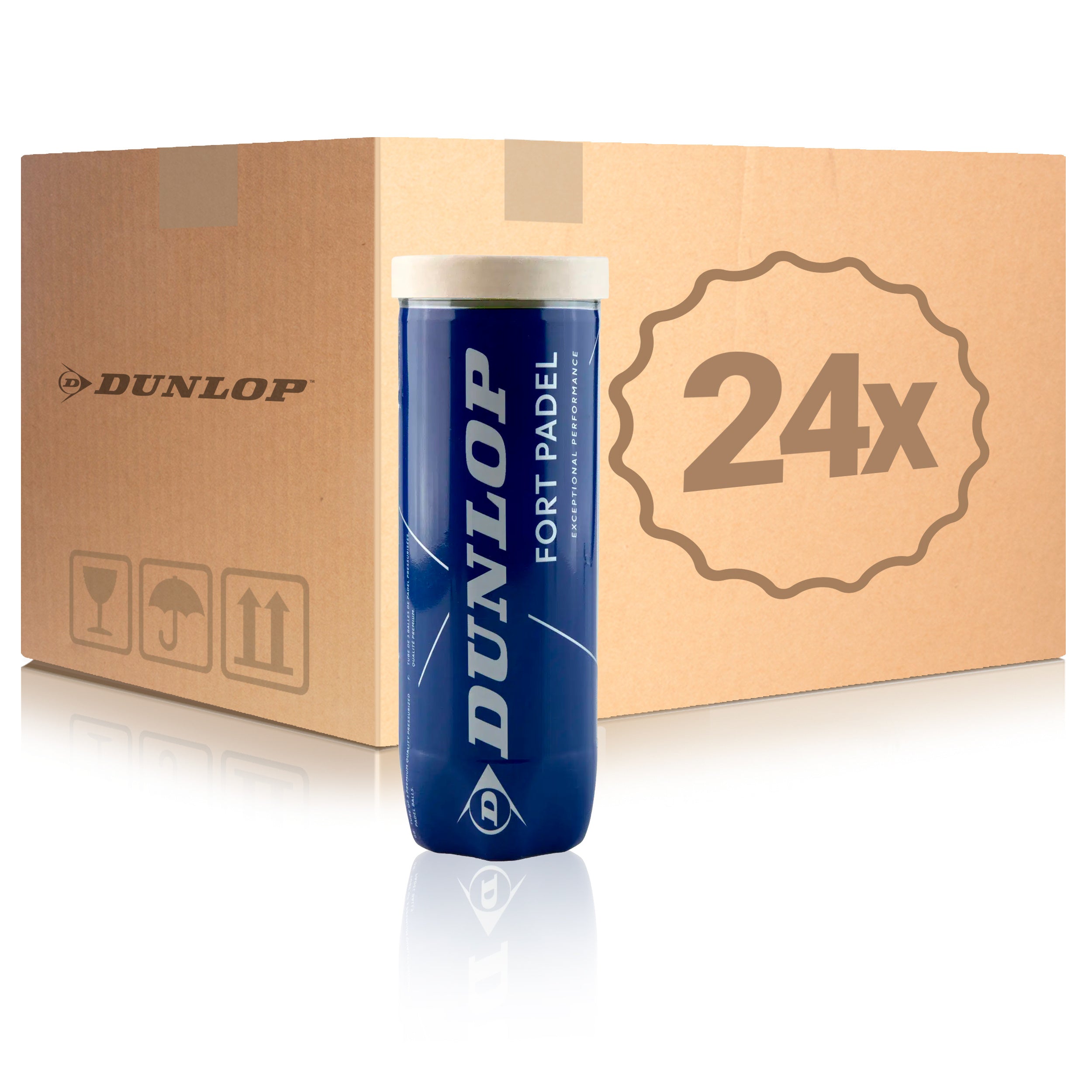 Dunlop 24x 3-pack rör Fort Padel