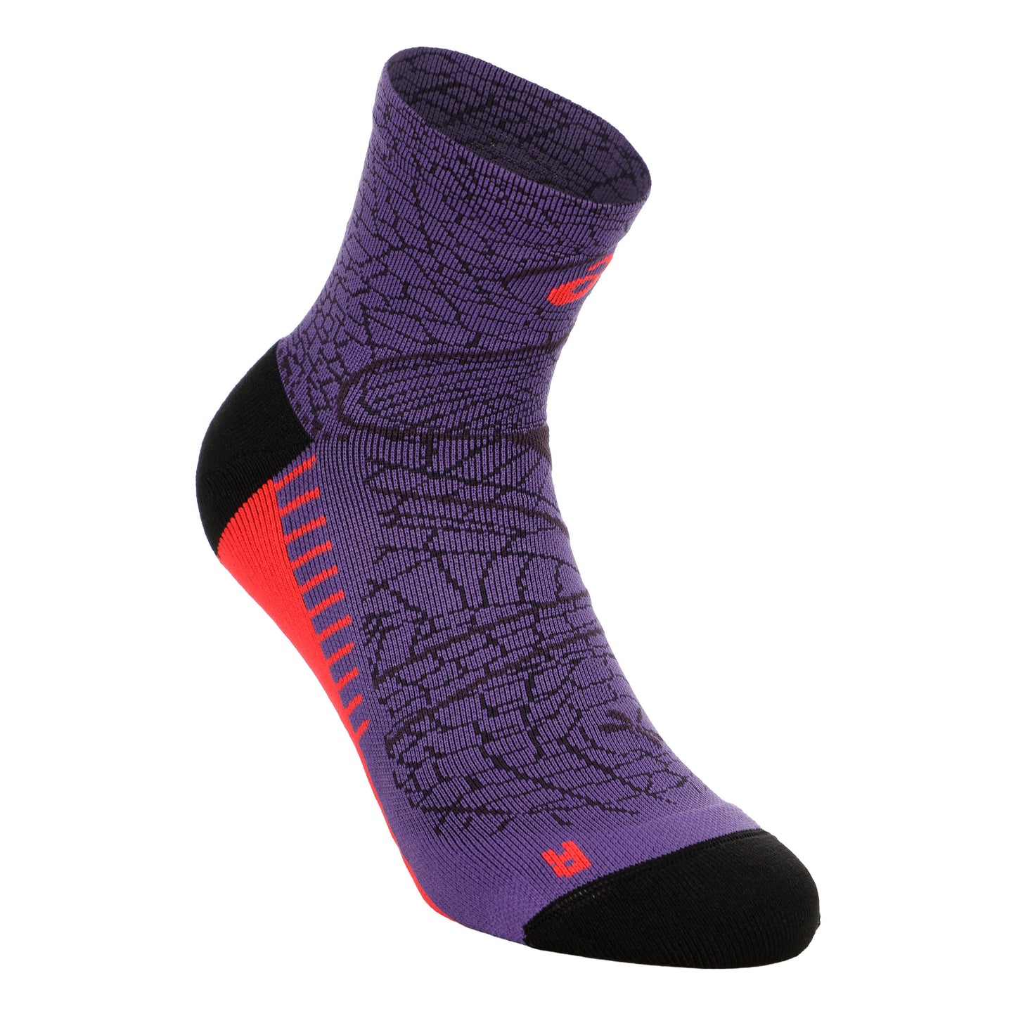ASICS Performance Run Quarter Löparsockor Unisex - lila