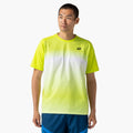 T-shirt Herrar - lime, vit