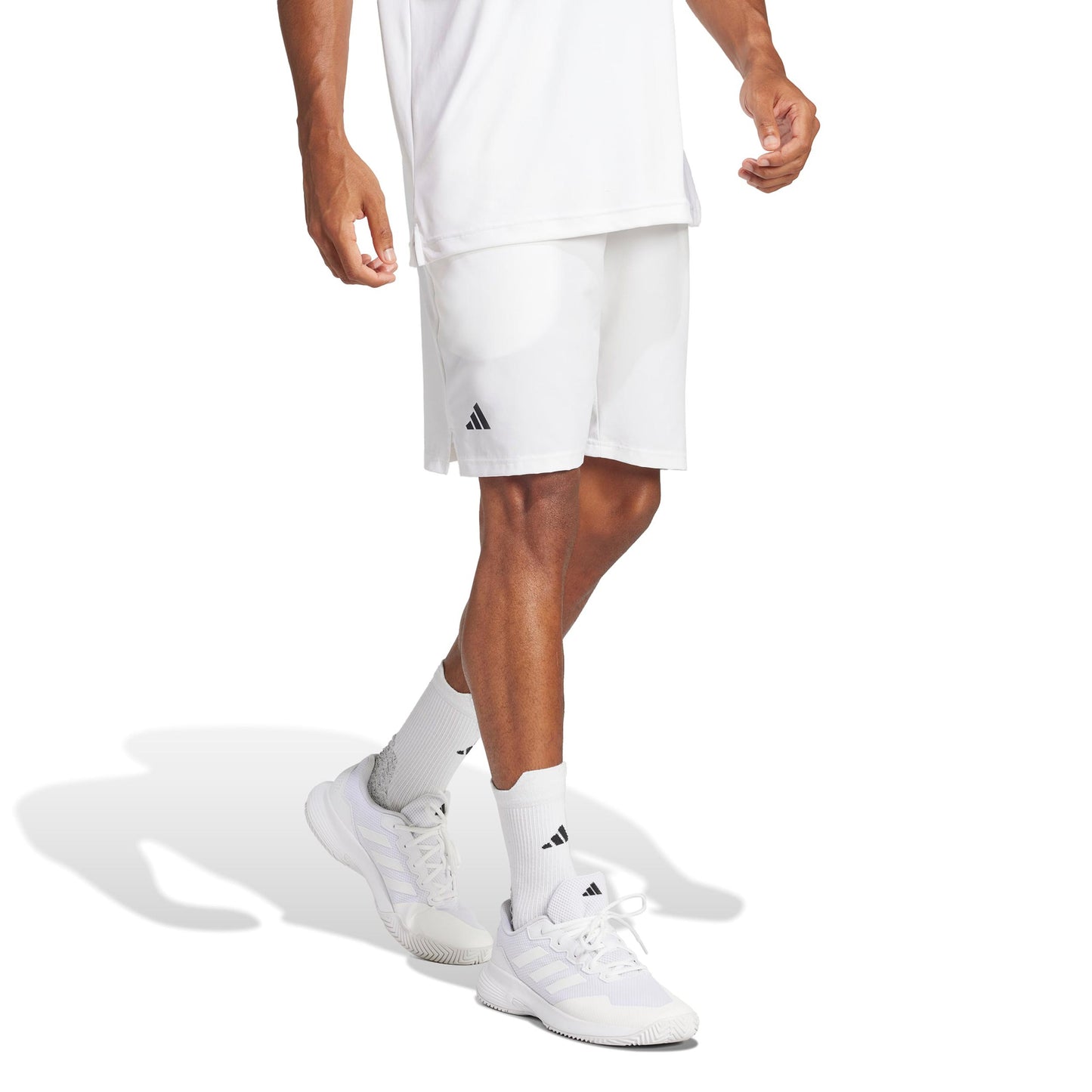 adidas Club 9Inch Sweat Shorts Herrar-vit