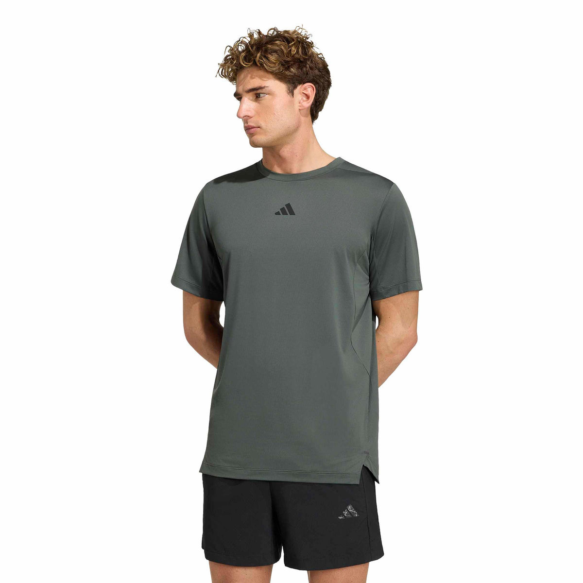 adidas D4T Essentials T-shirt Herrar - mörkgrön
