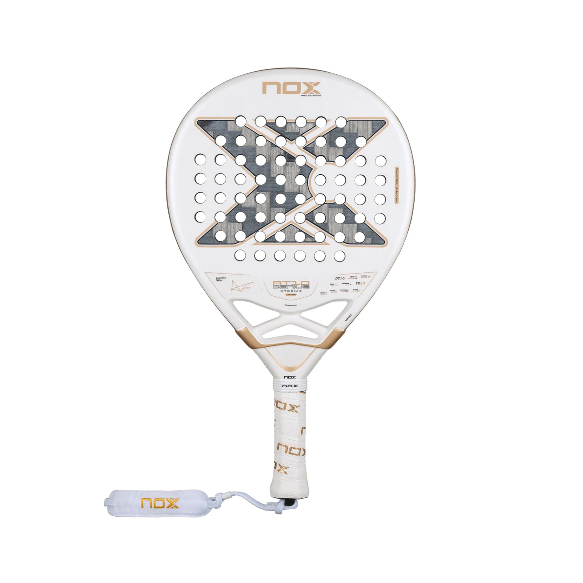 NOX AT10 Genius 12K Xtreme Padelracket Testracketar