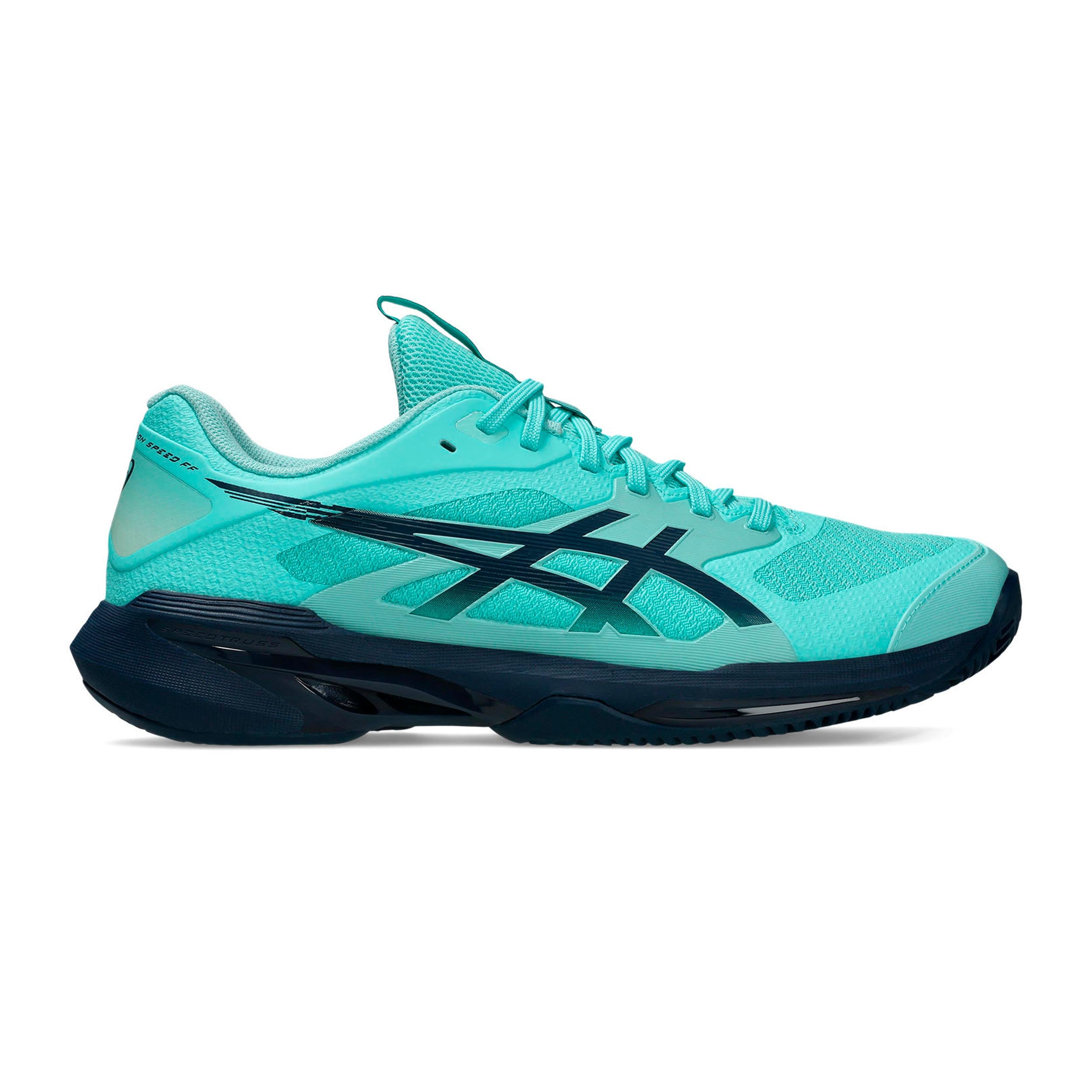 ASICS Solution Speed FF 4 Sko för grus Herrar - mint, mörkblå