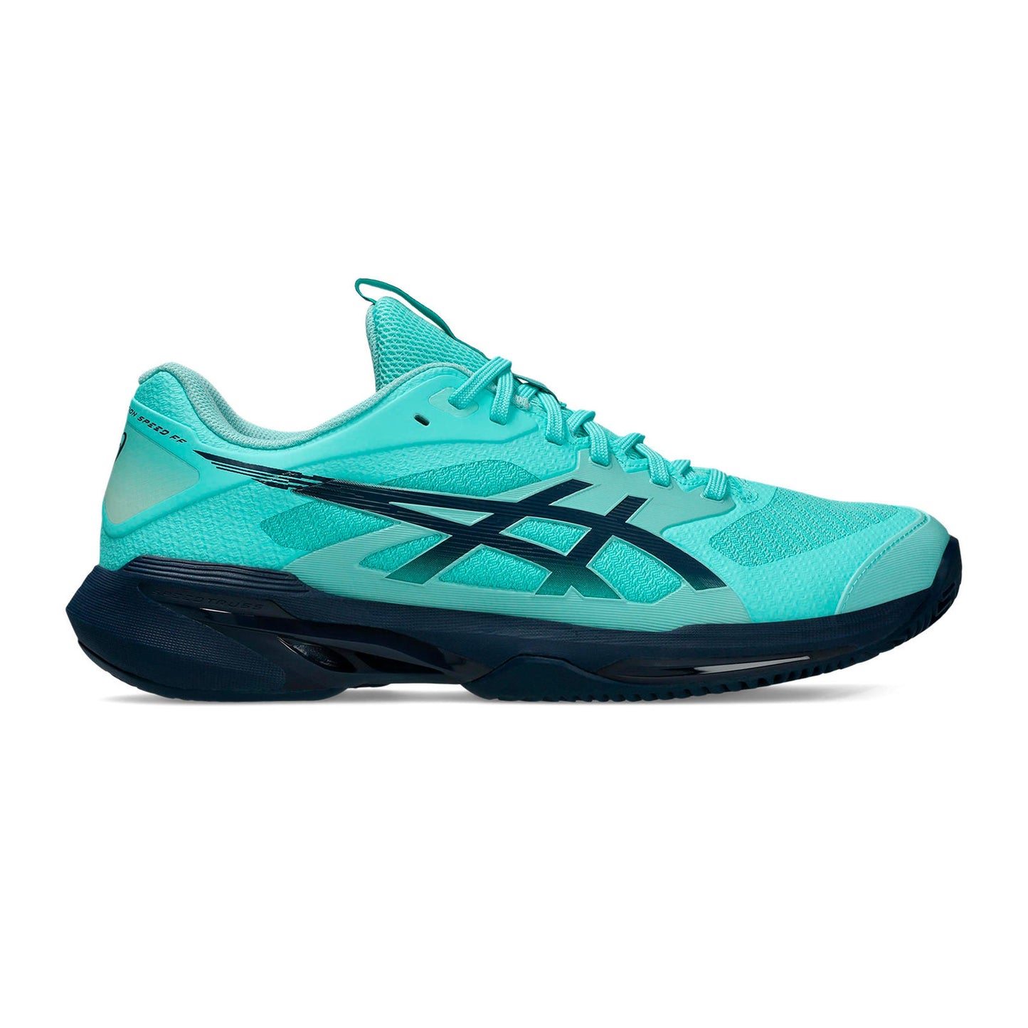 ASICS Solution Speed FF 4 Sko för grus Herrar - mint, mörkblå
