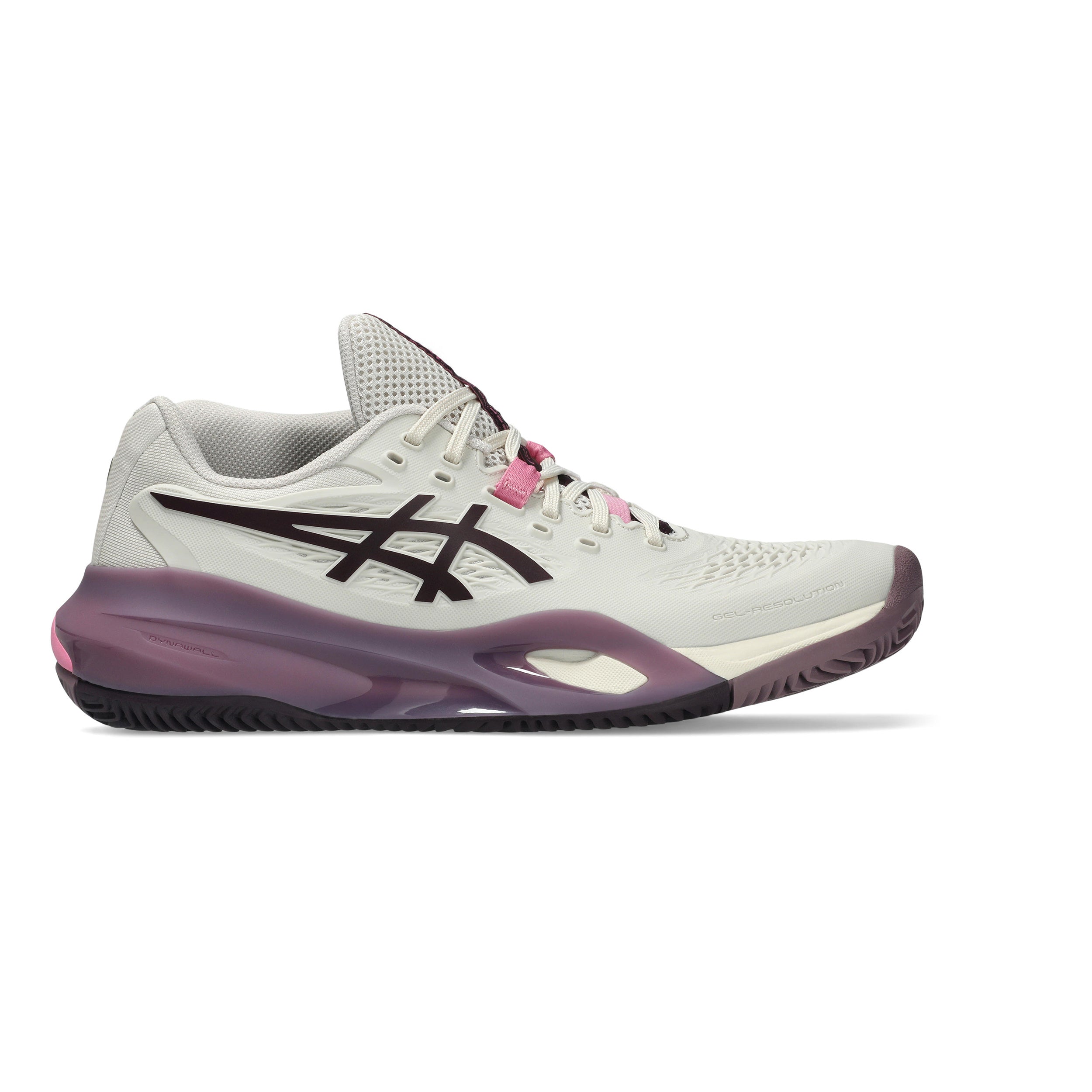 ASICS Gel-Resolution X Sko för grus Damer - creme, lila