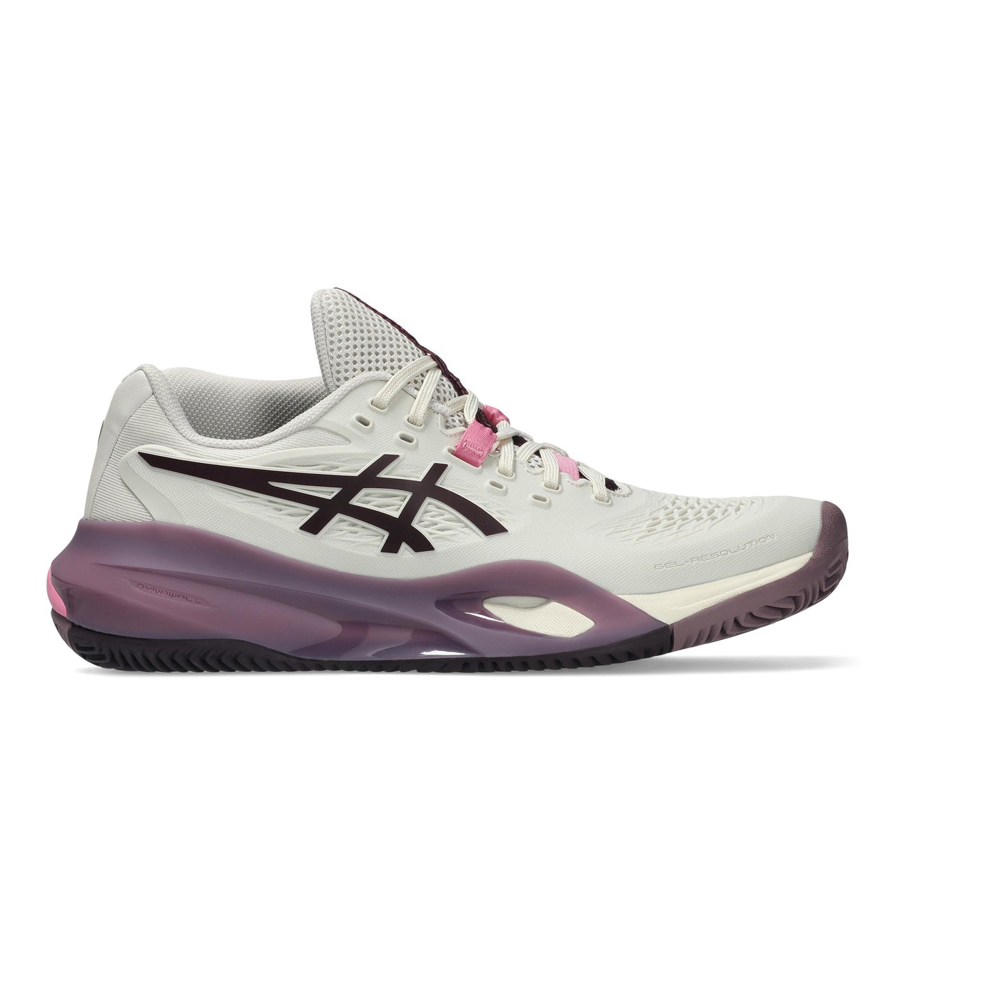 ASICS Gel-Resolution X Sko för grus Damer - creme, lila