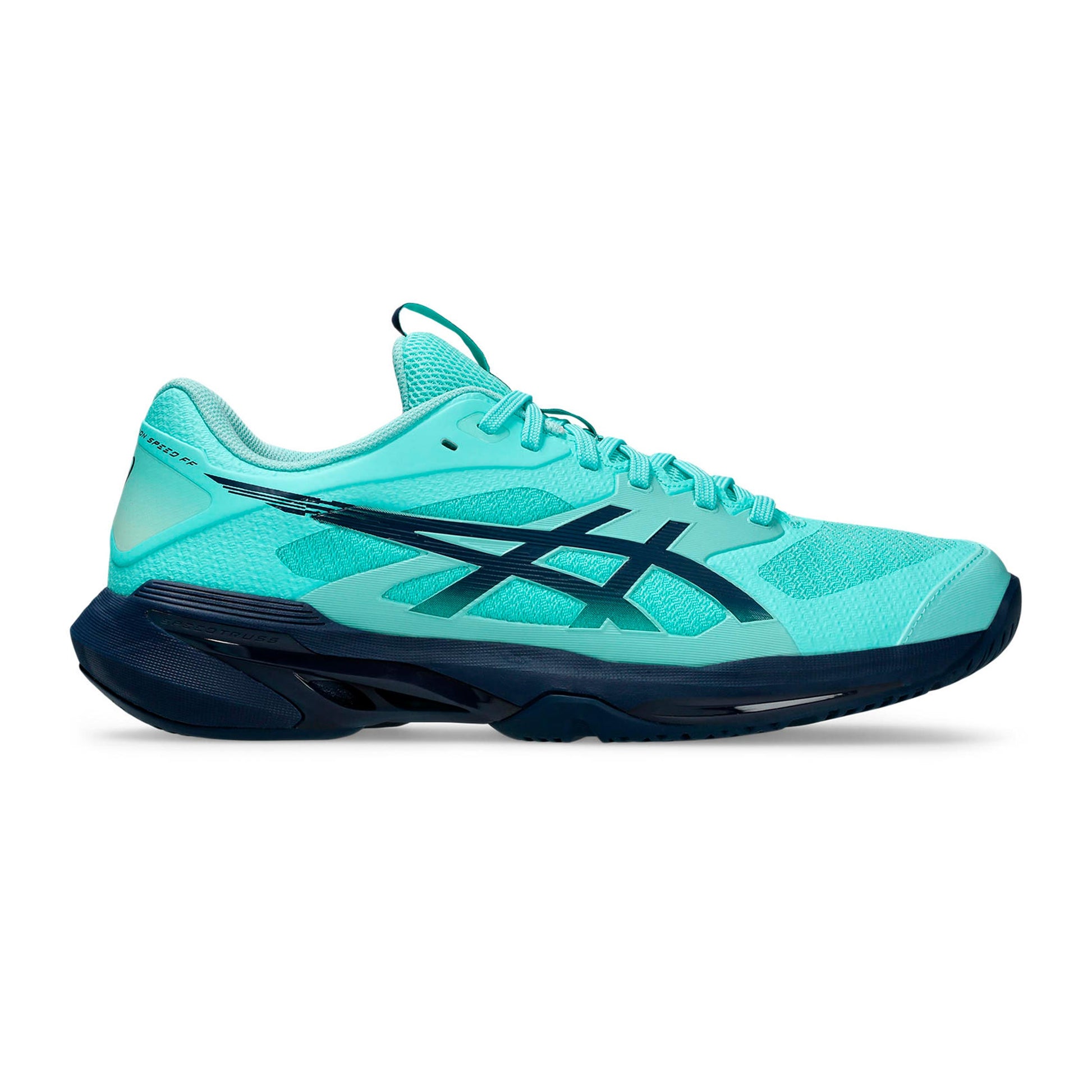 ASICS Solution Speed FF 4 Allroundsko Herrar - mint, mörkblå