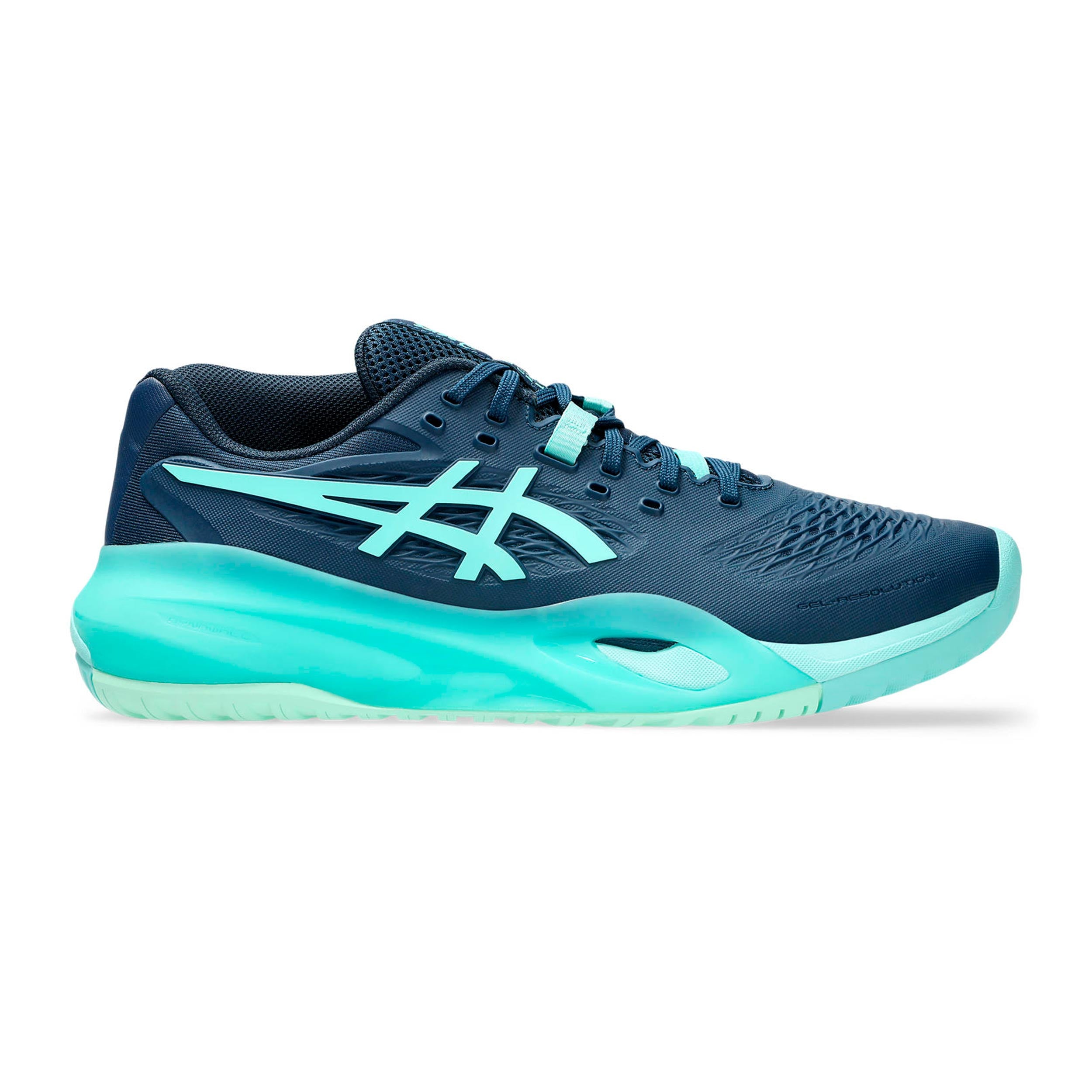 ASICS Gel-Resolution X Allroundsko Herrar - mörkblå, mint