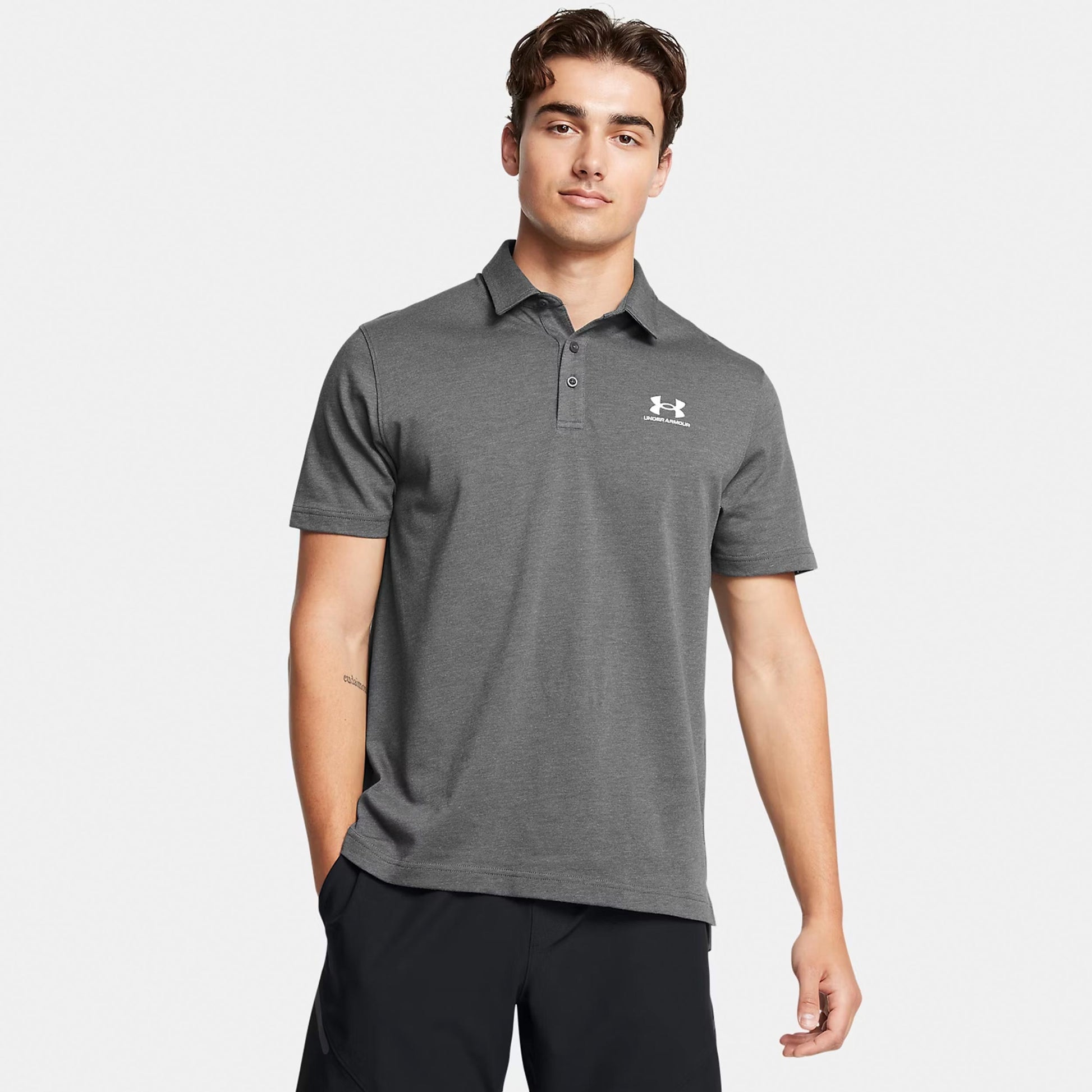 Under Armour Icon Polo Herrar - grå, vit