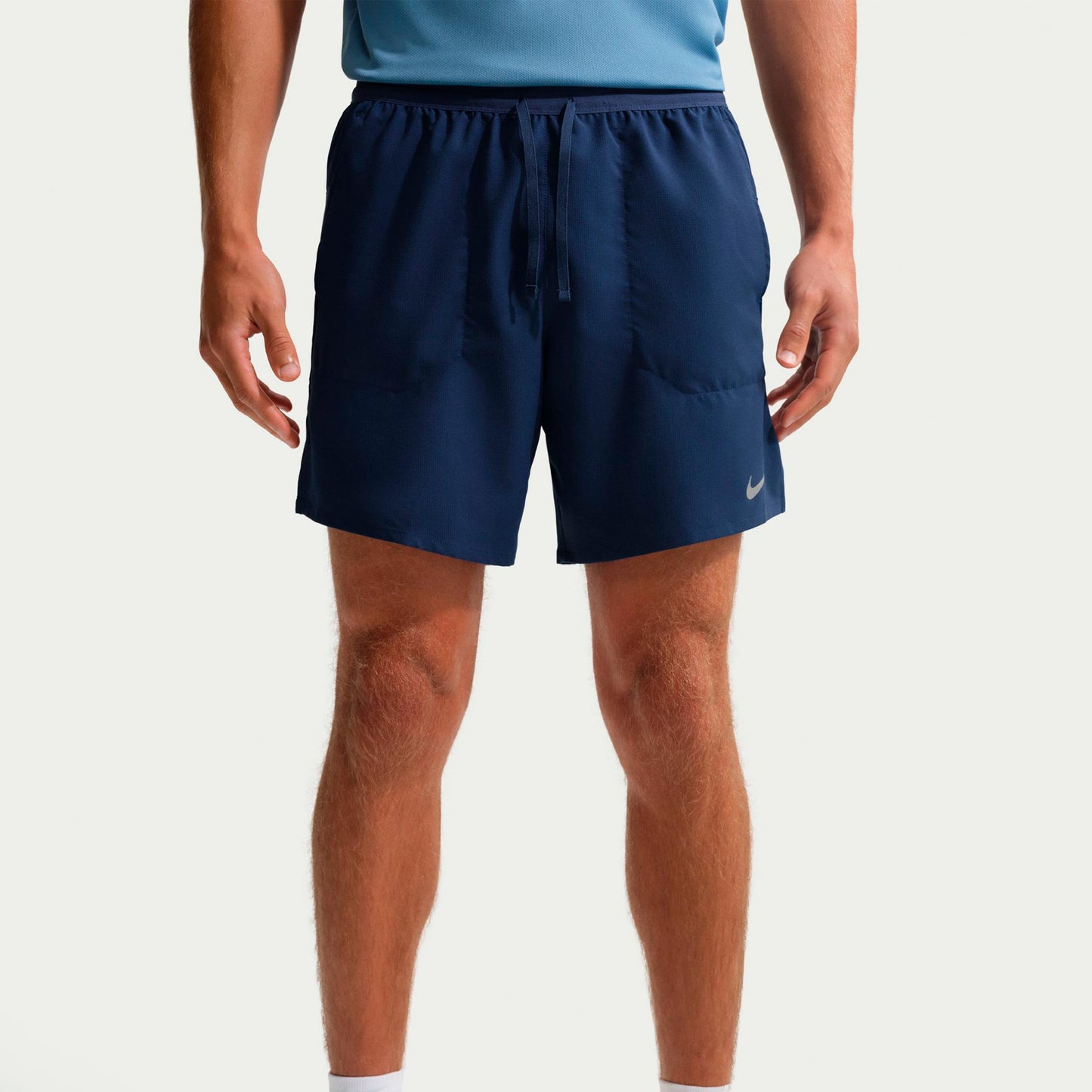 Nike STRIDE 7IN Löparshorts Herrar - mörkblå, silver