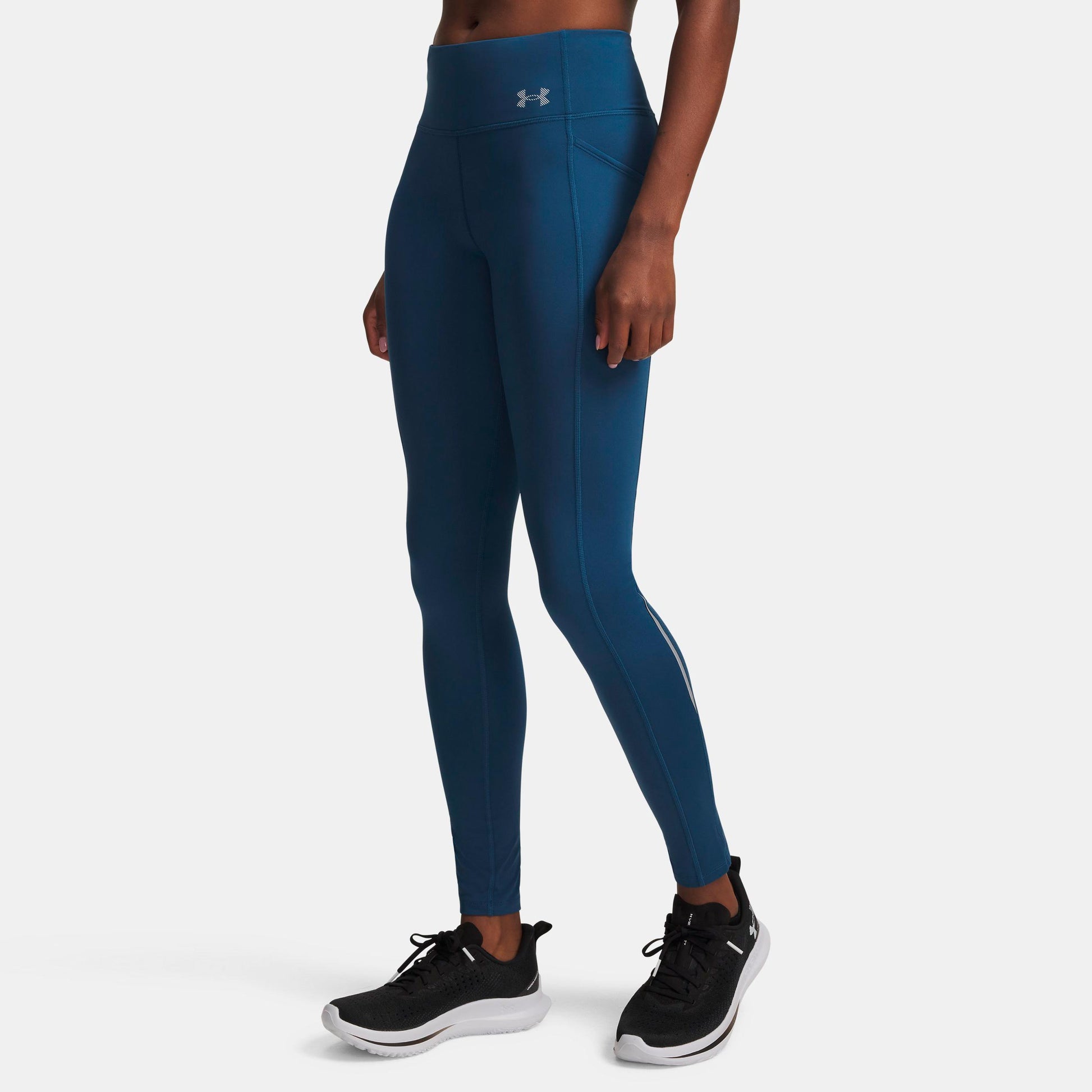 Under Armour Velociti  Löpartights Damer-blå, silver