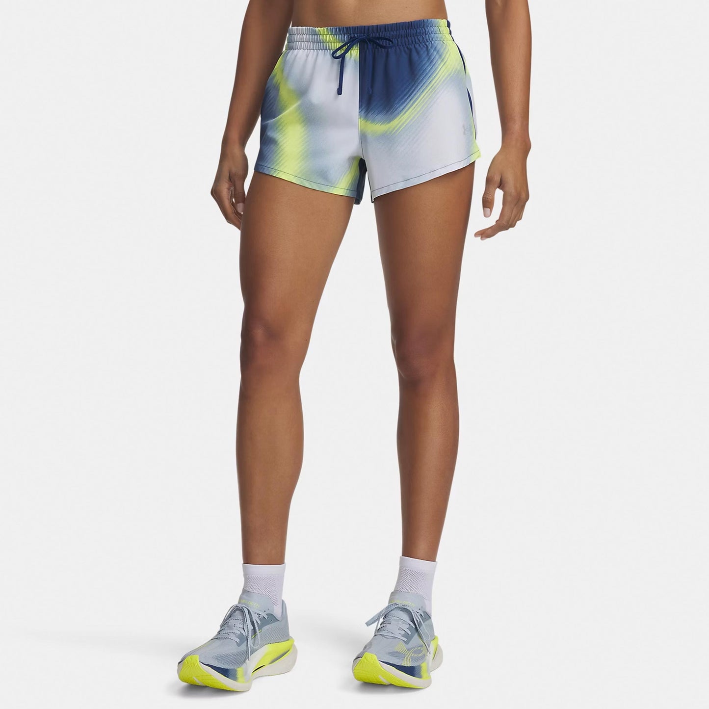 Under Armour Velociti Pro 3in  Löparshorts Damer - blå, flerfärgad