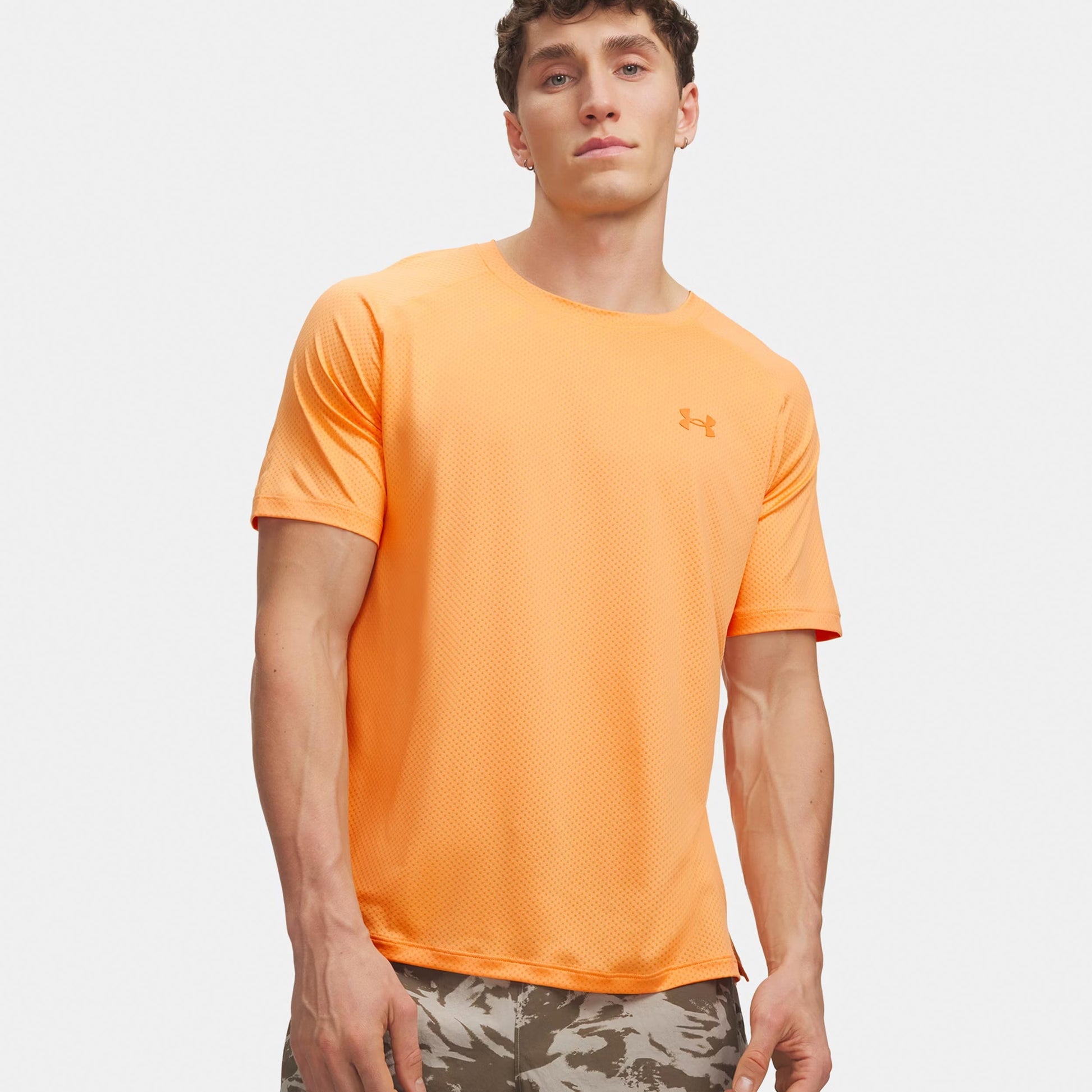 Under Armour Explor Trail Run Graphic  Löpartröja Herrar-orange, svart