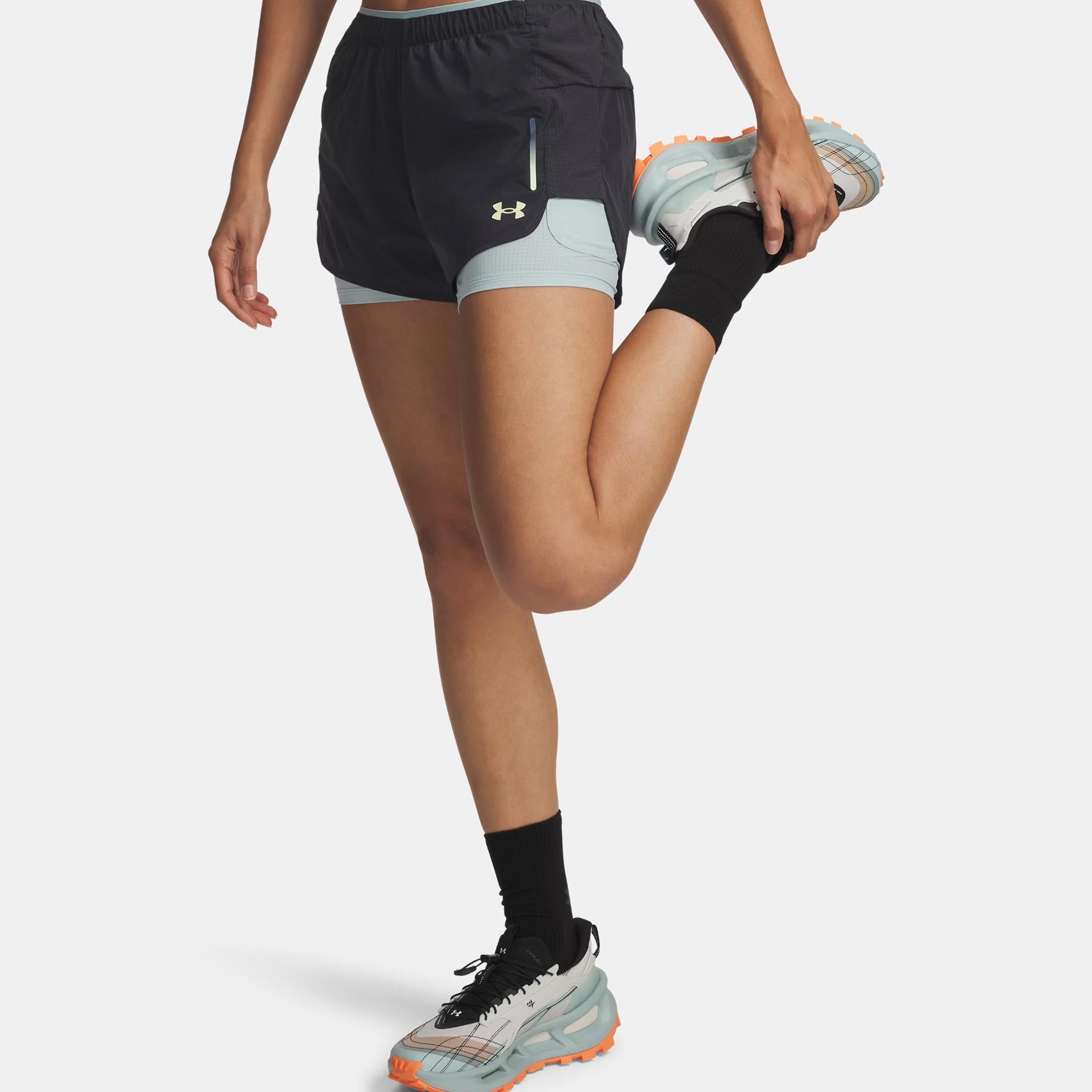 Under Armour Explor Trail Ultra Lined  Löparshorts Damer-antracit, blå