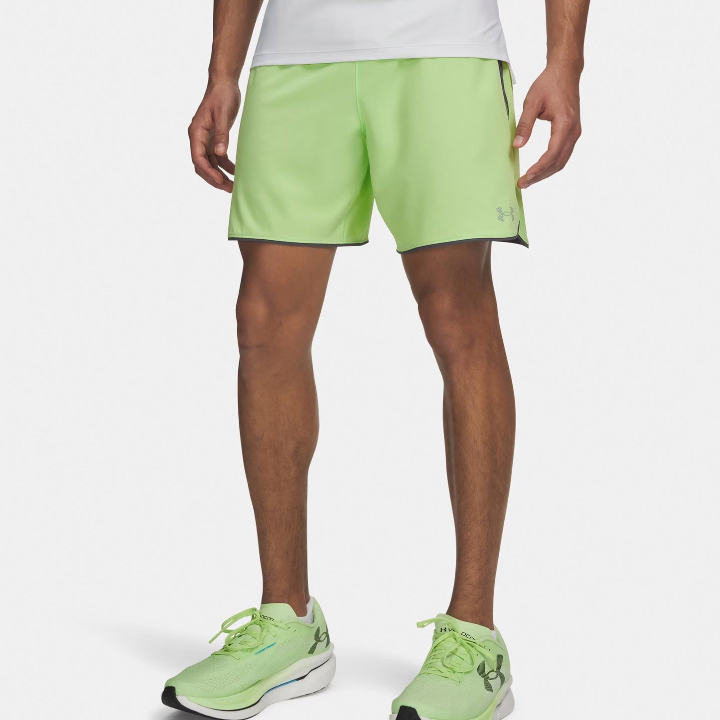 Under Armour Velociti Pro 7in  Löparshorts Herrar-neongrön, silver