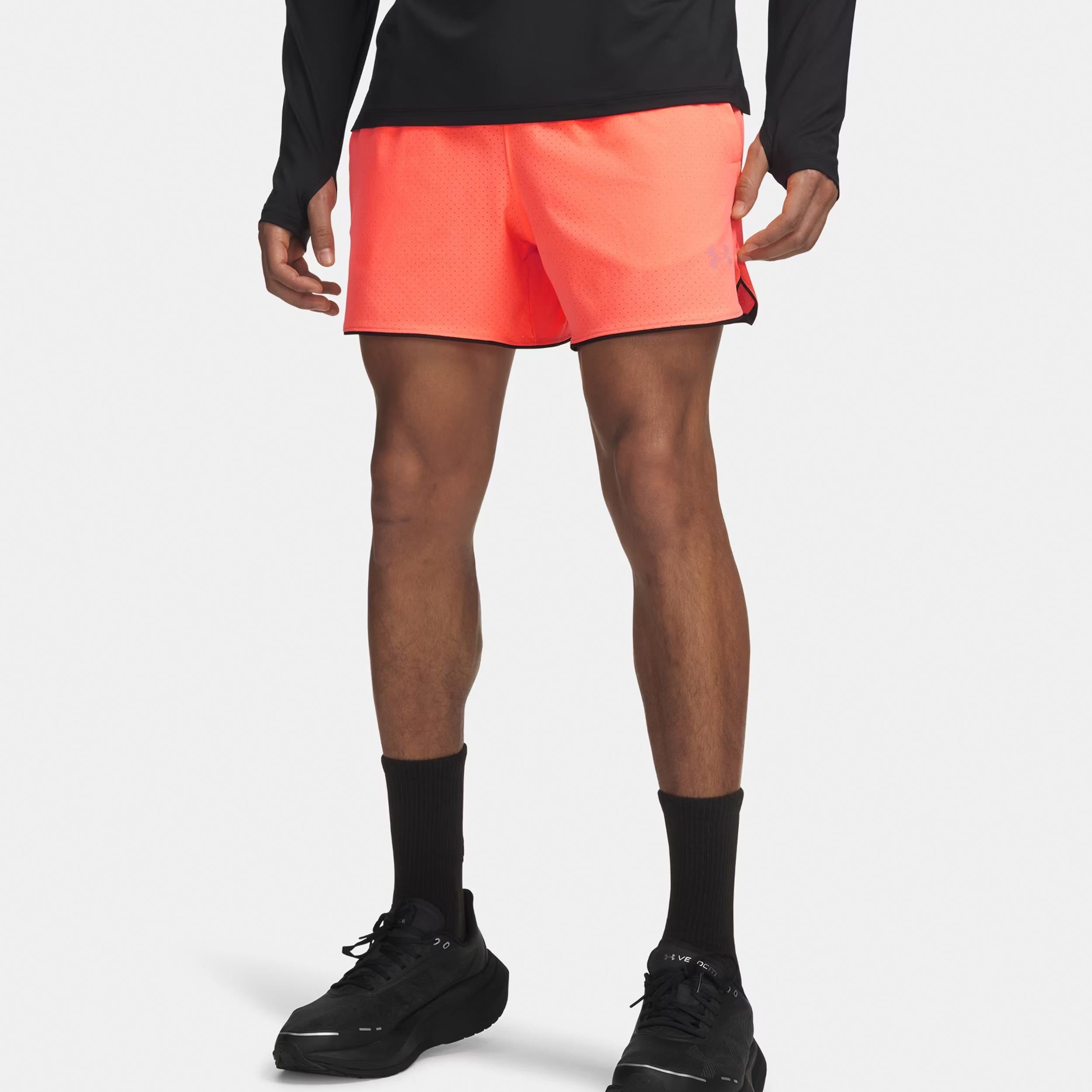 Under Armour Velociti Pro Vent 5in  Löparshorts Herrar - orange, silver