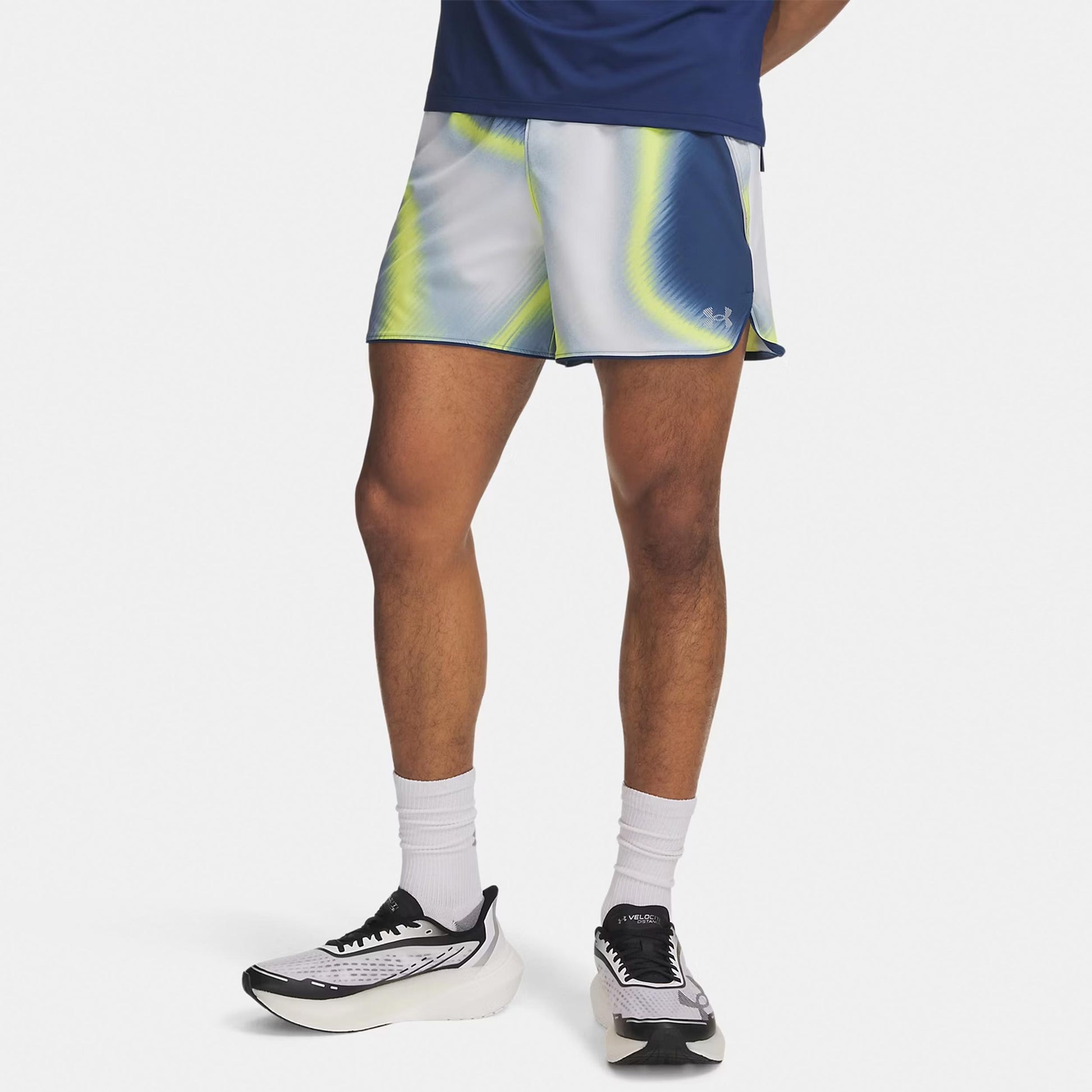 Under Armour Velociti Pro 5in  Löparshorts Herrar - blå, flerfärgad