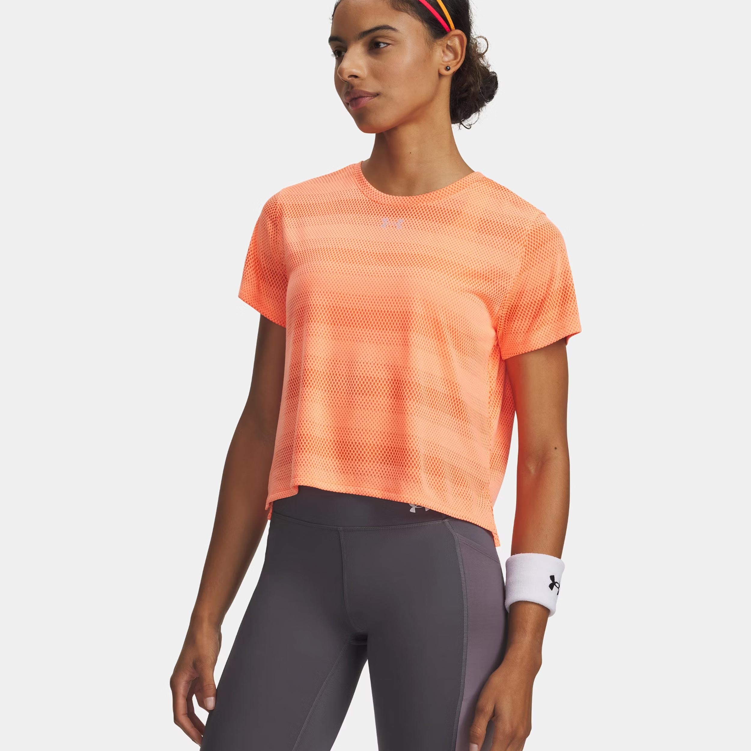 Under Armour Velociti  Löpartröja Damer - orange, silver