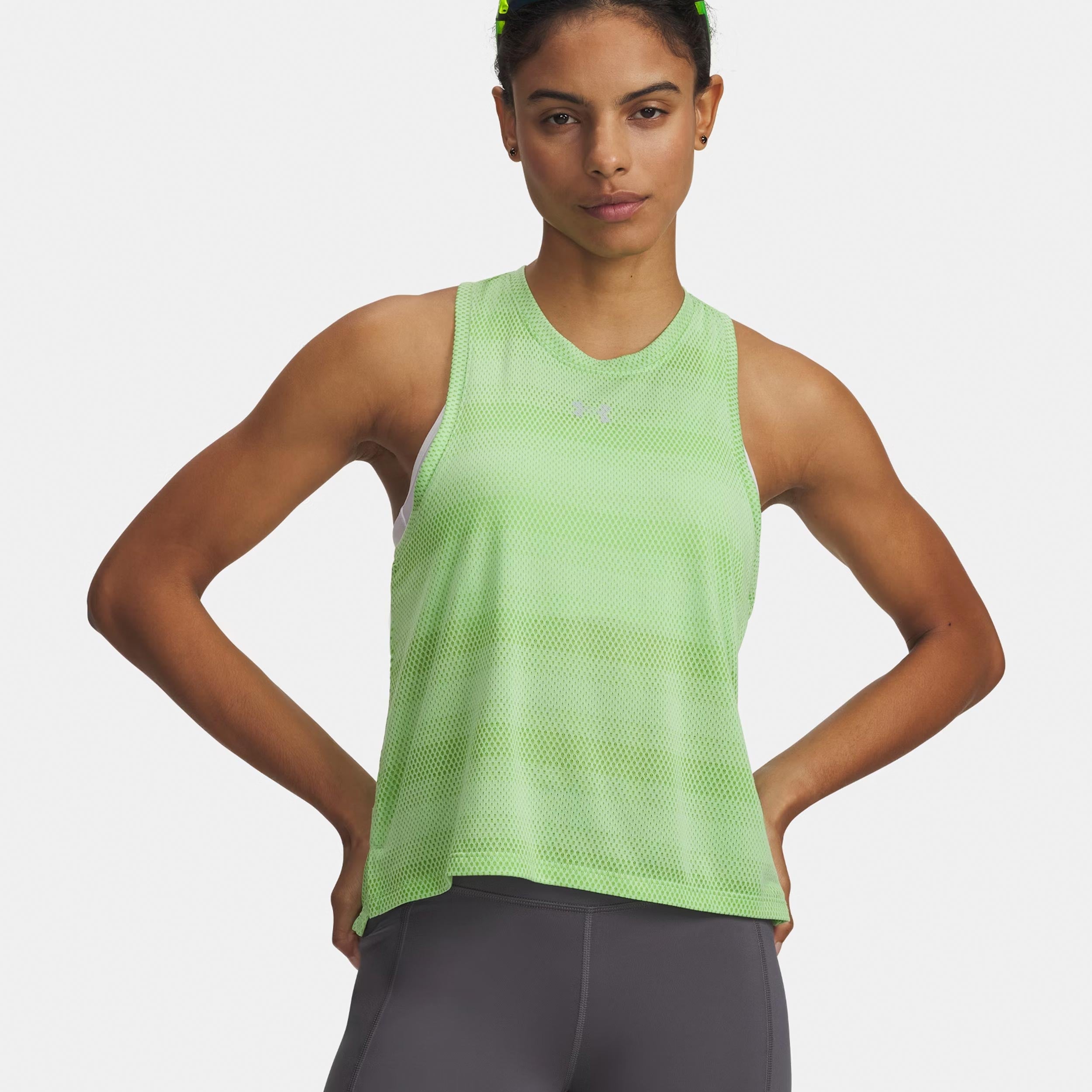 Under Armour Velociti  Löpartröja Damer - neongrön, silver