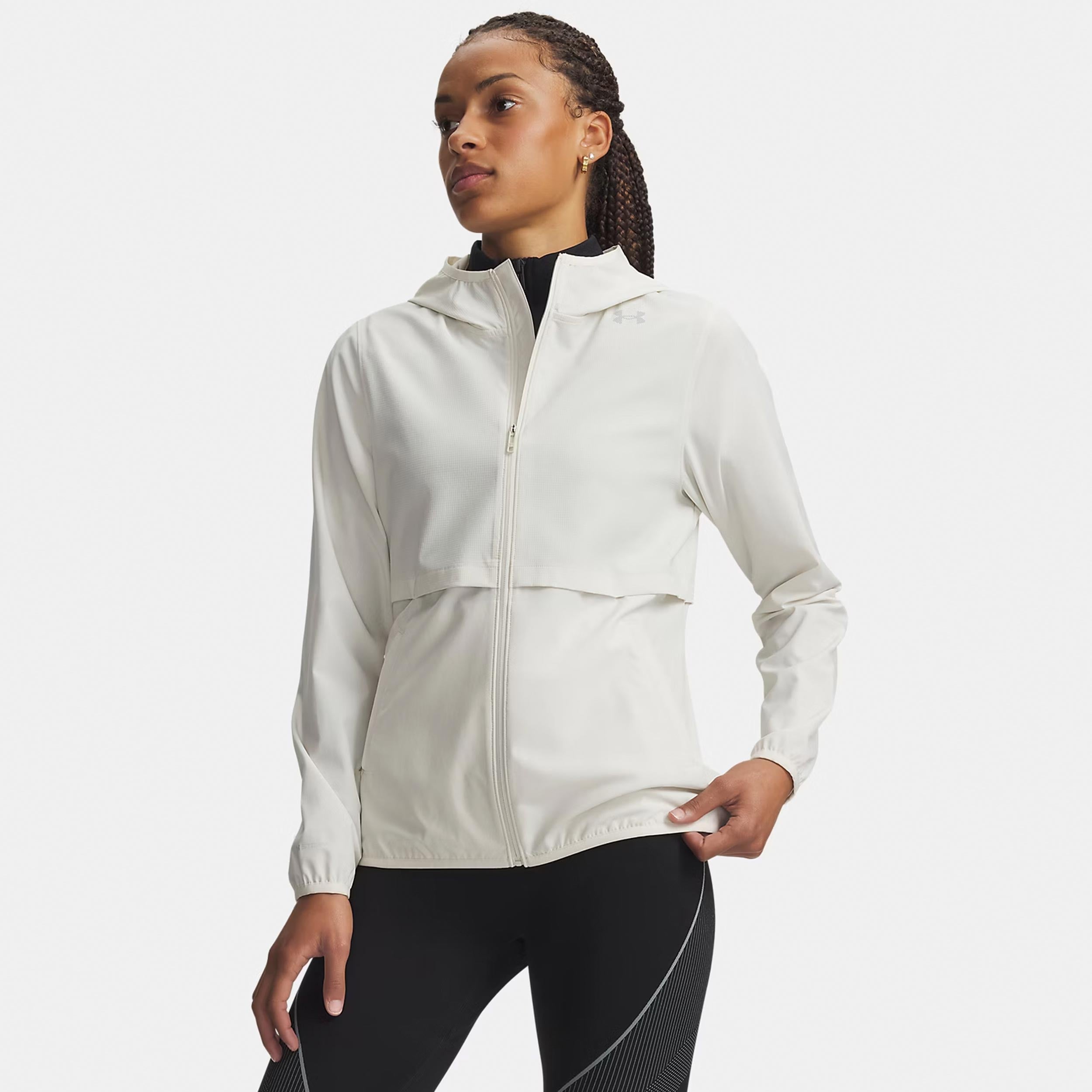 Under Armour Velociti Storm  Löparjacka Damer - beige