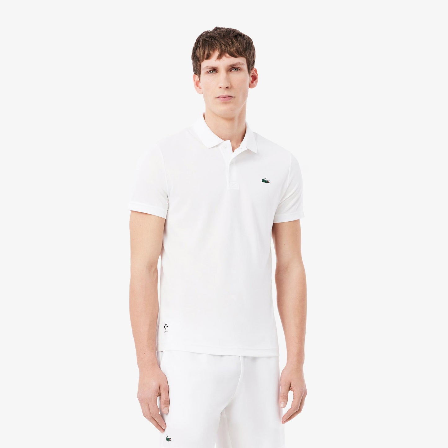 Lacoste Polo Herrar - vit