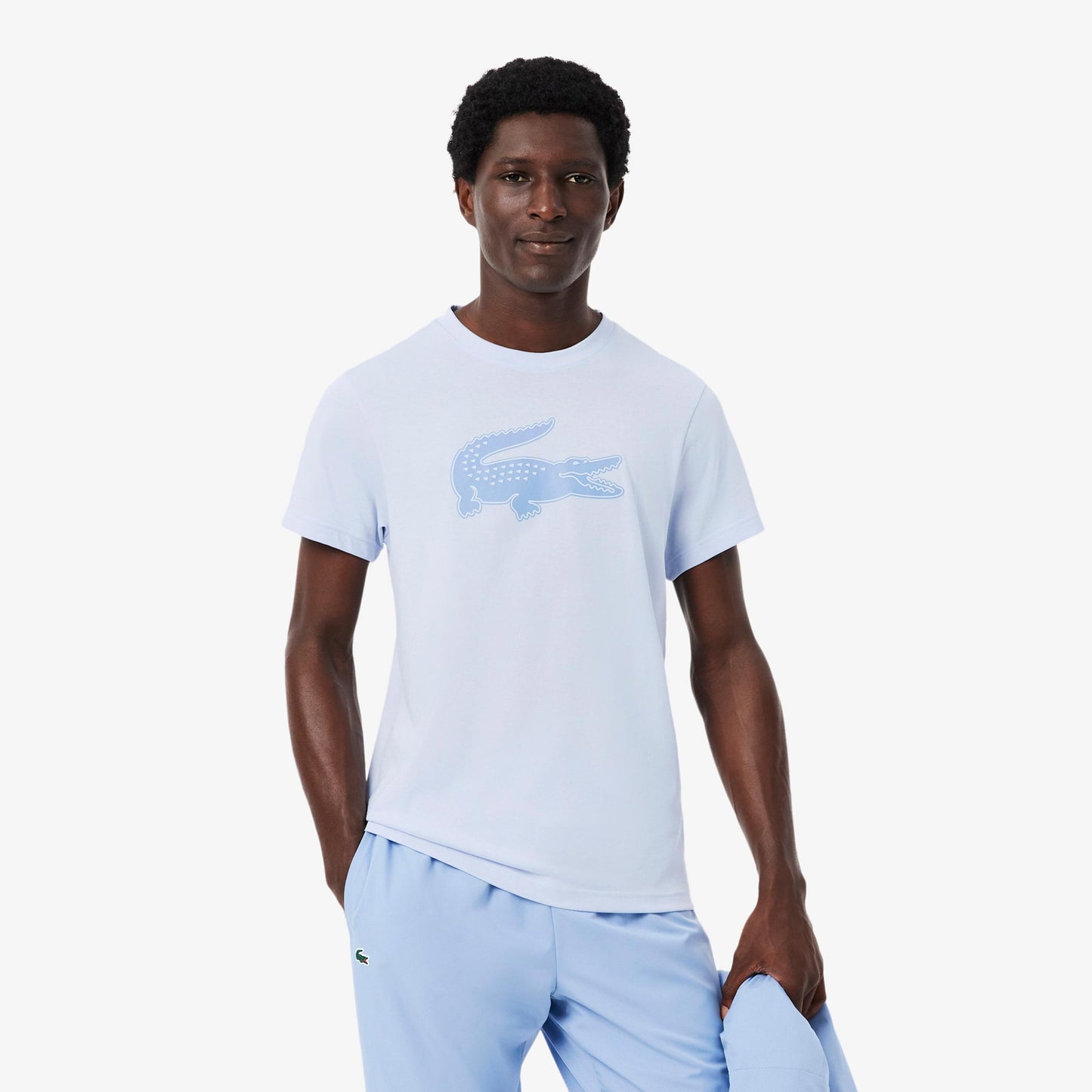 Lacoste T-shirt Herrar - ljusblå, blågrå