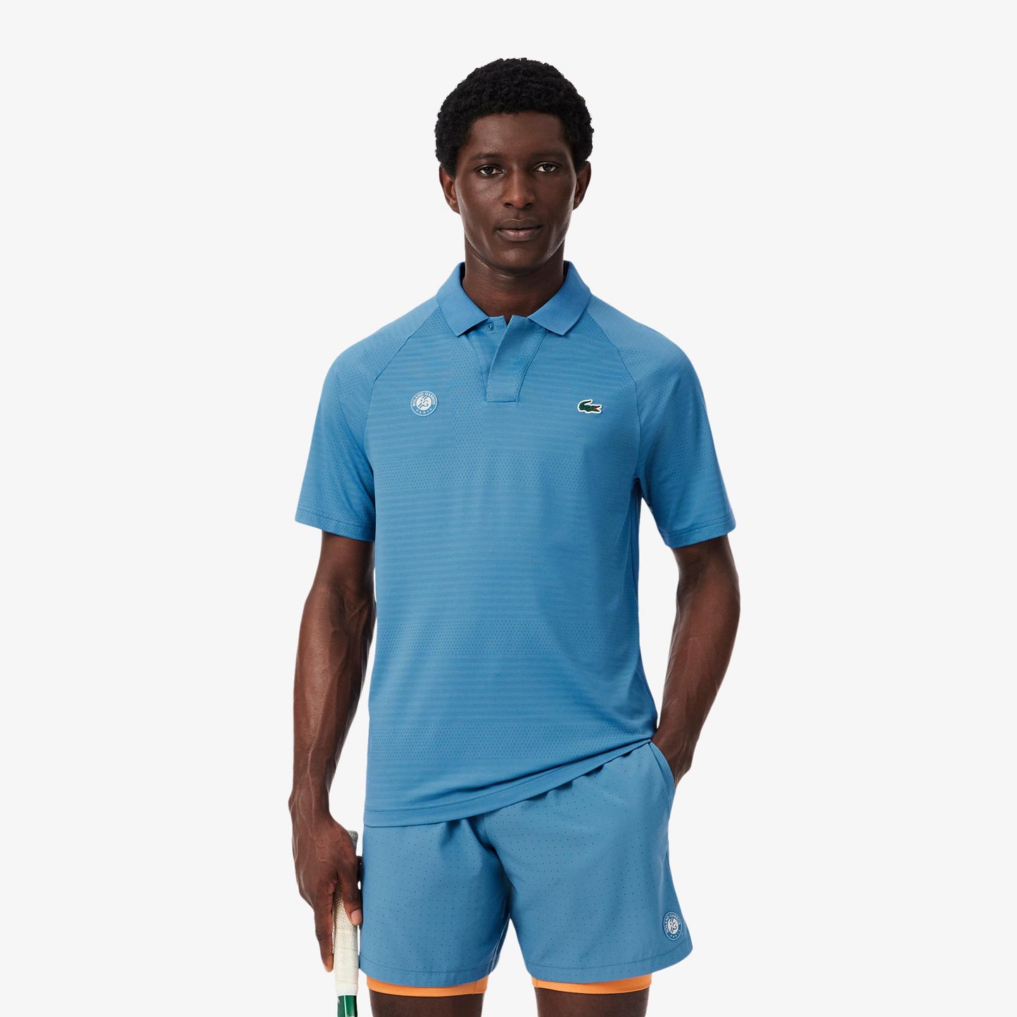 Lacoste Polo Herrar - blågrå