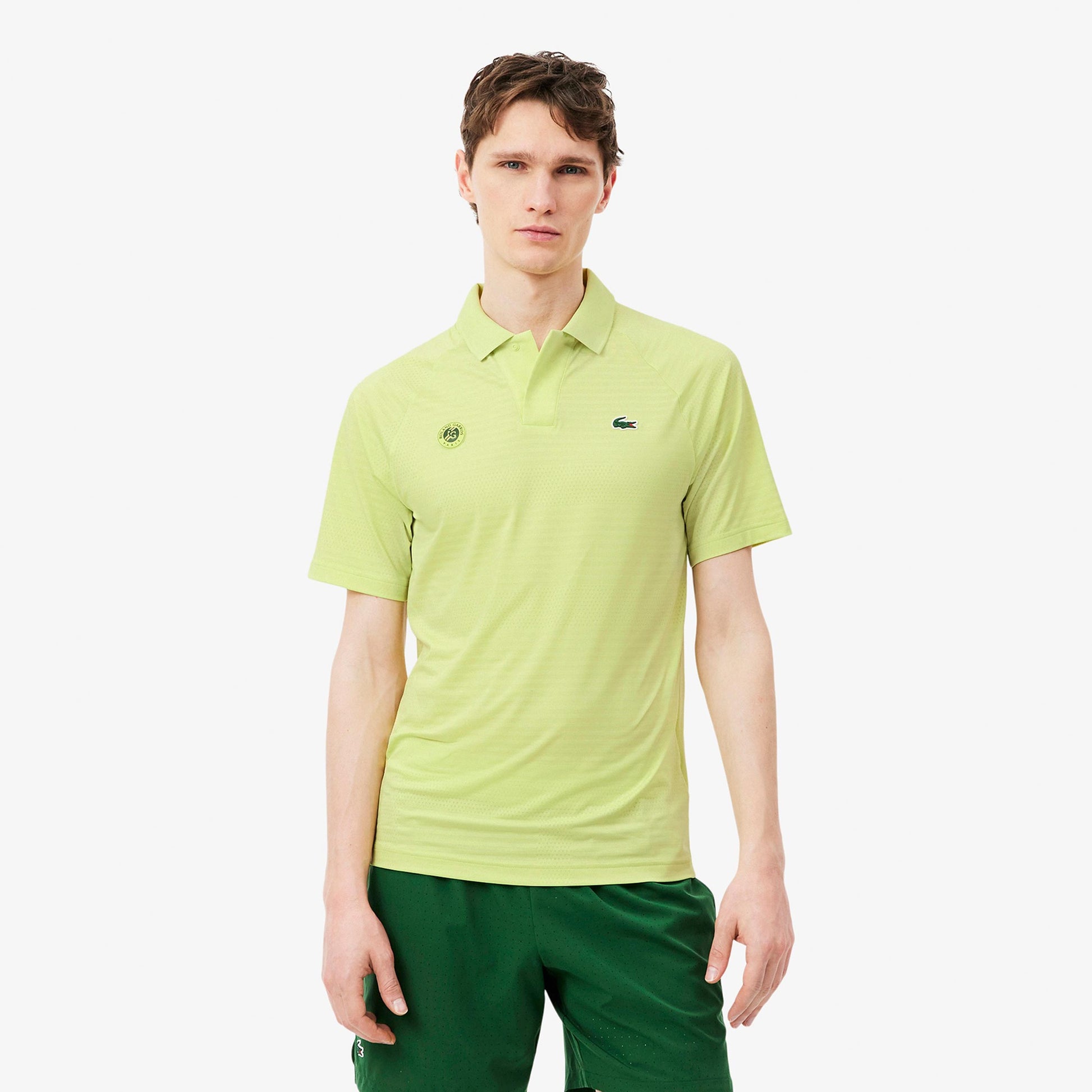 Lacoste Polo Herrar - lime