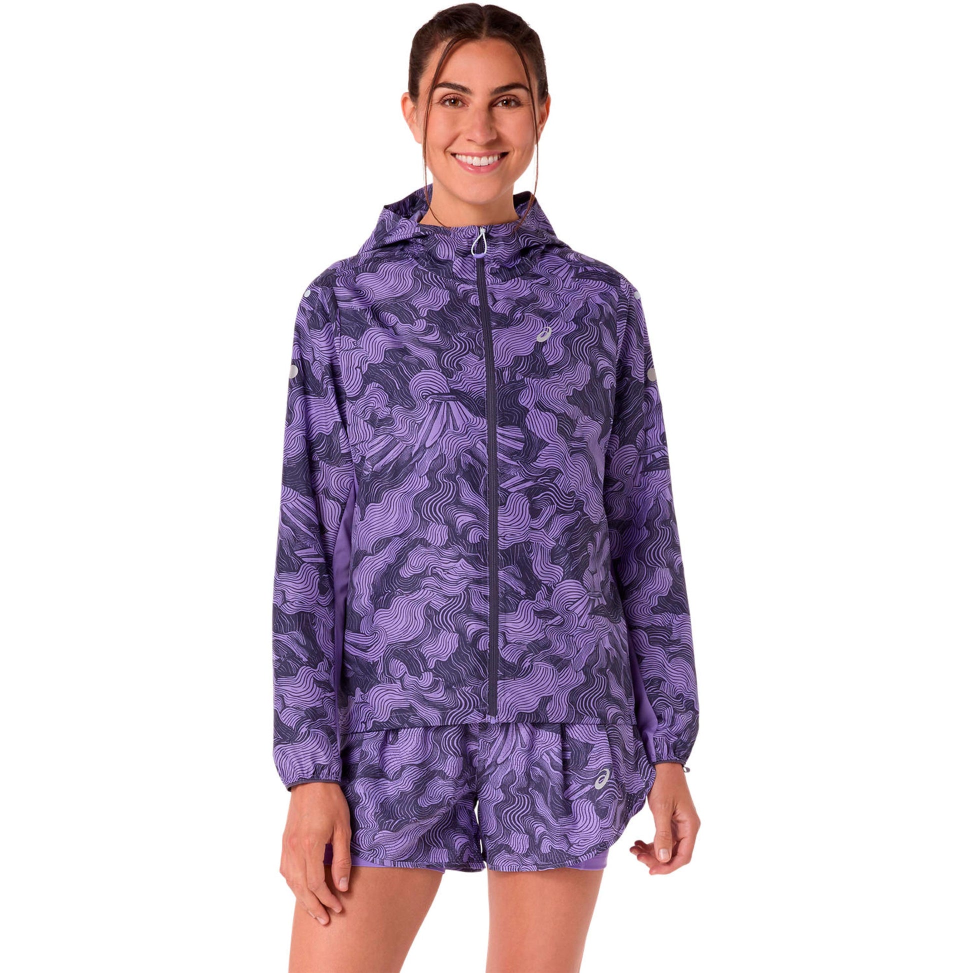ASICS Fujitrail Packable  Löparjacka Damer - lila