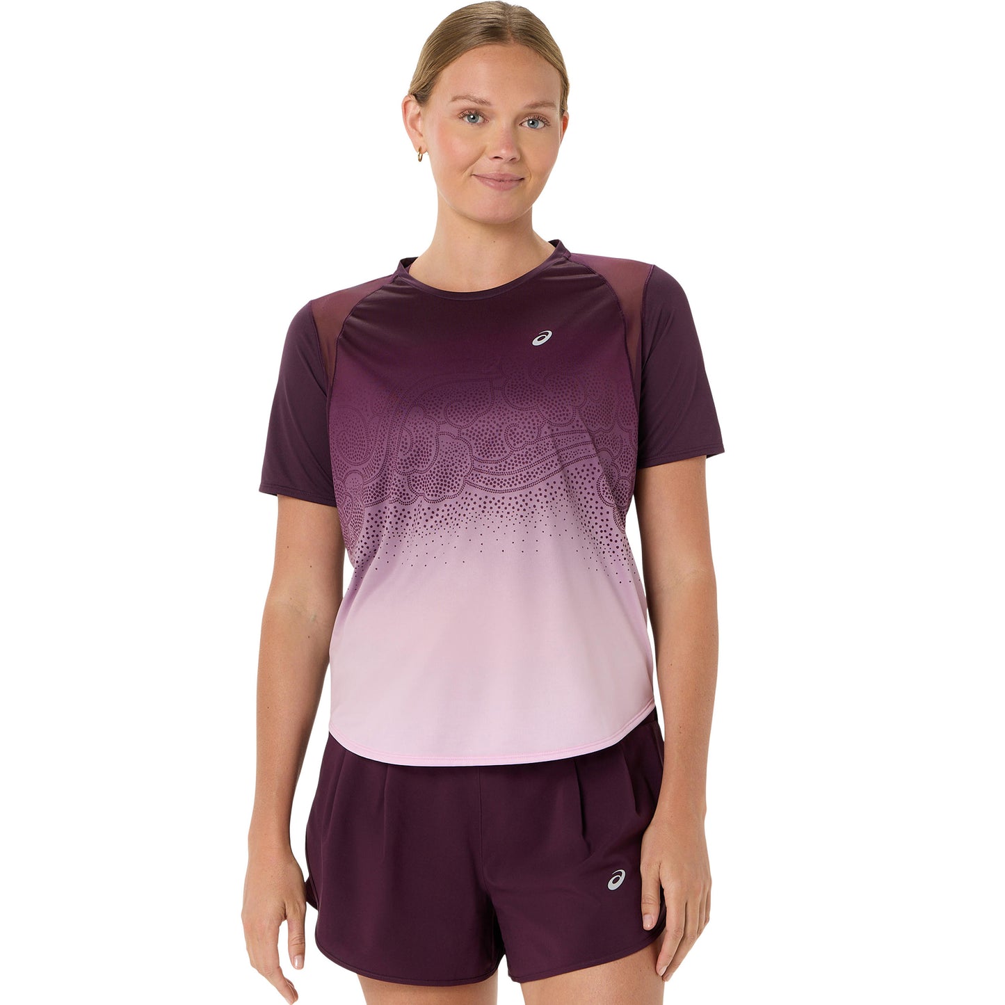 ASICS Road Ibuki  Löpartröja Damer - rött vin, syrén