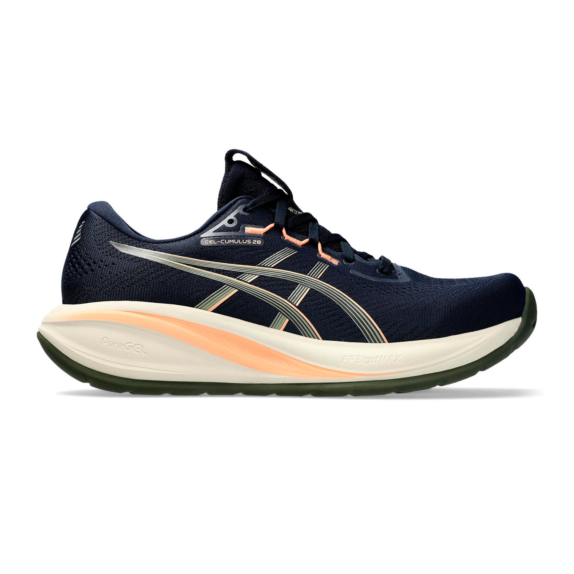ASICS GEL-CUMULUS 28 Neutralsko Herrar - mörkblå, orange